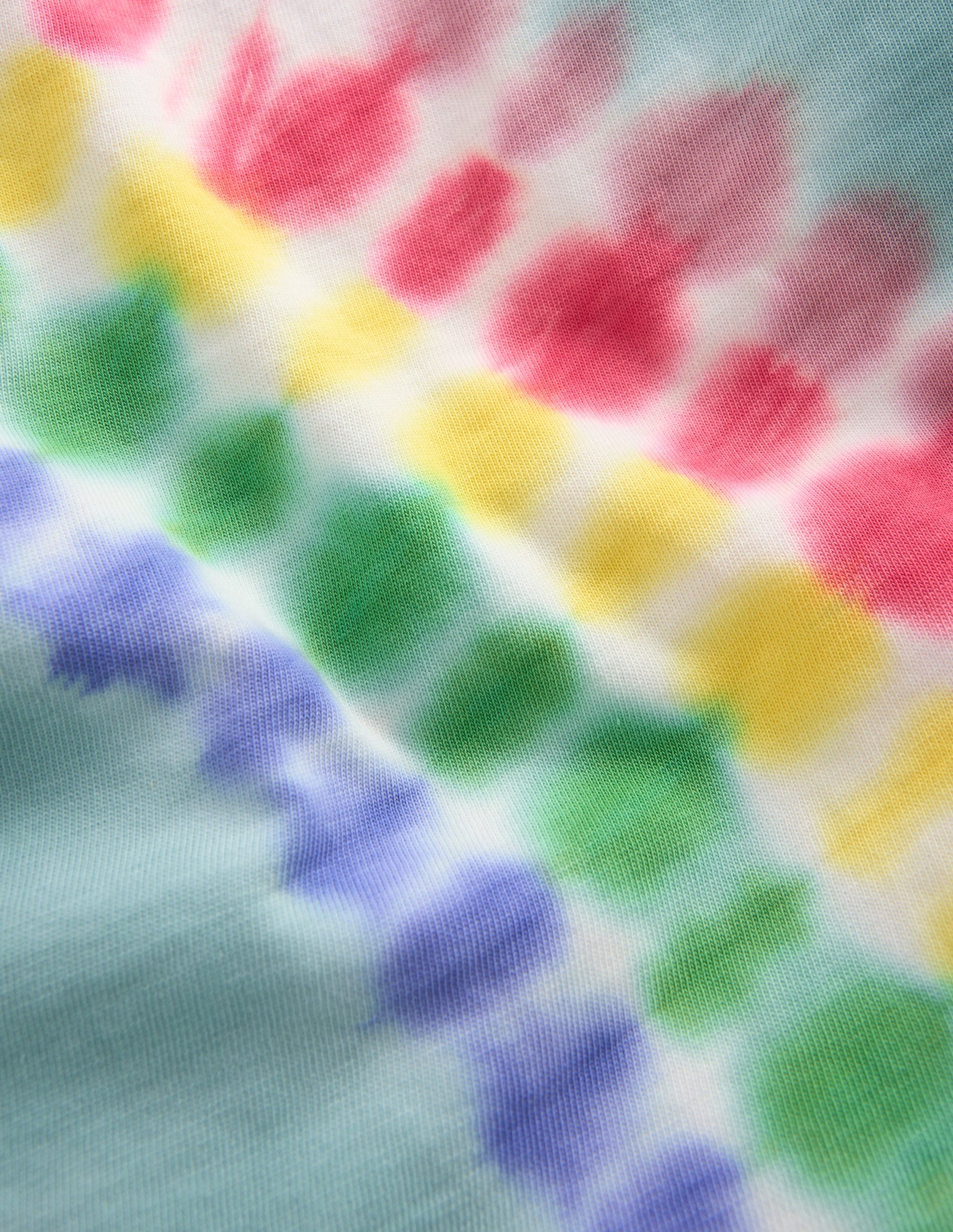 Tie Dye Logo Top-Dawn Blue Rainbow-3