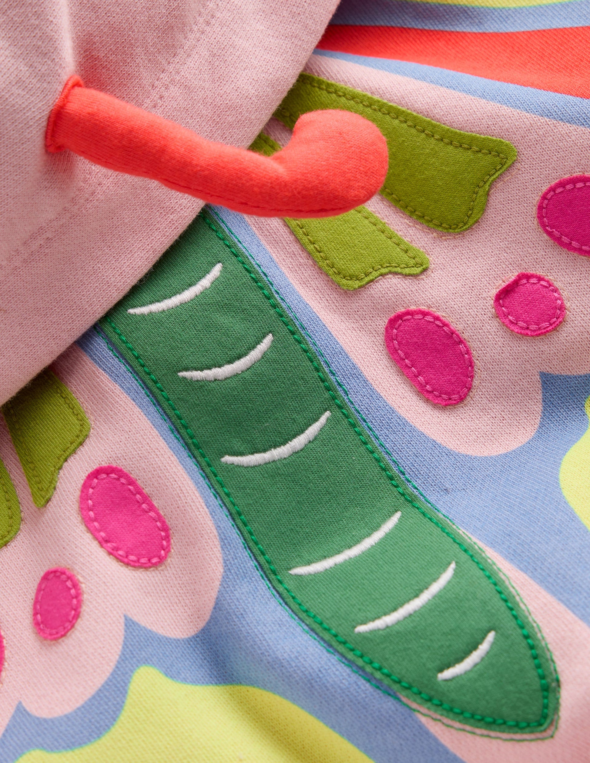Novelty Relaxed Hoody-Pink Butterfly-3