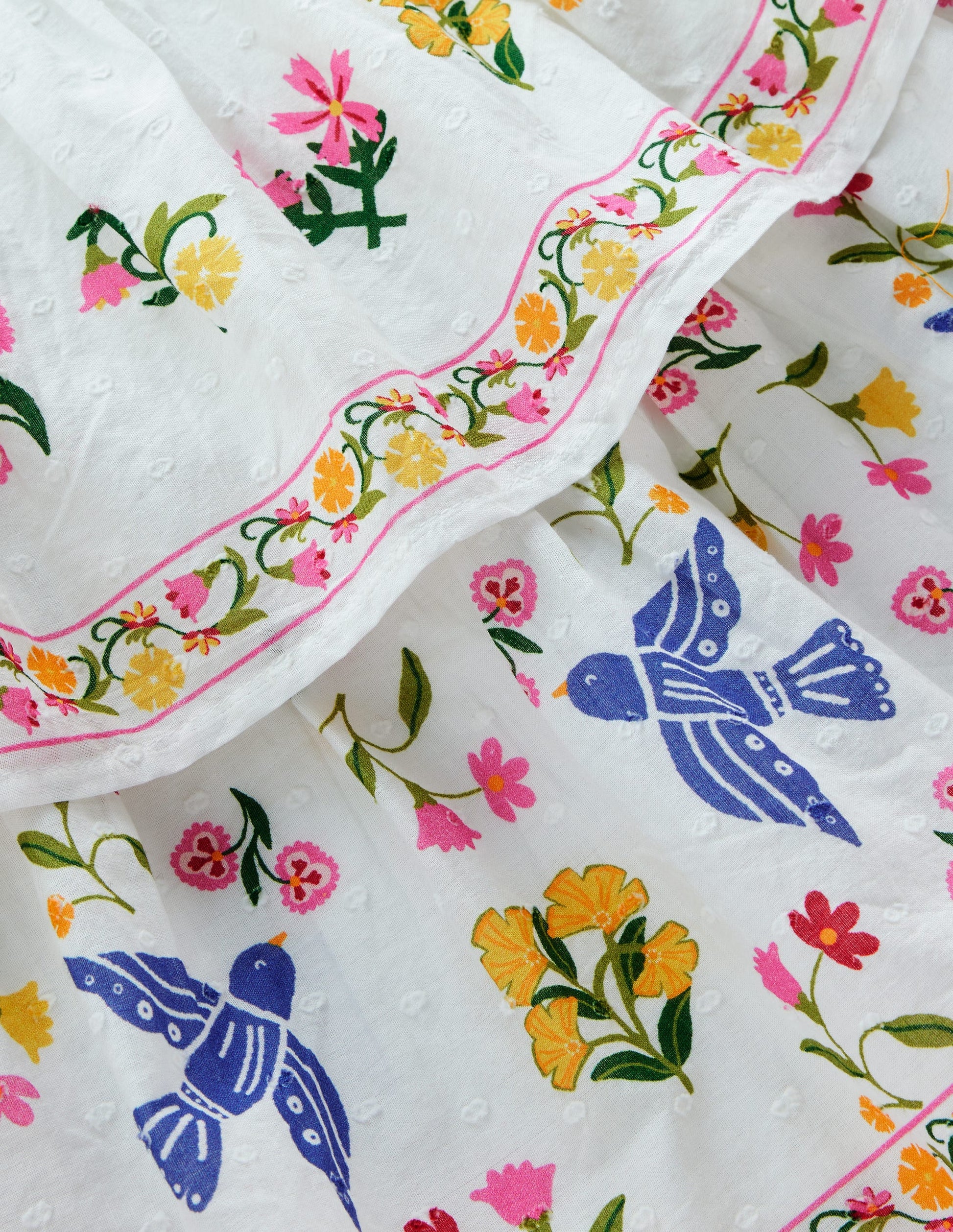 Tiered Ruffle Woven Dress-Soft Ivory Jungle Placement-4