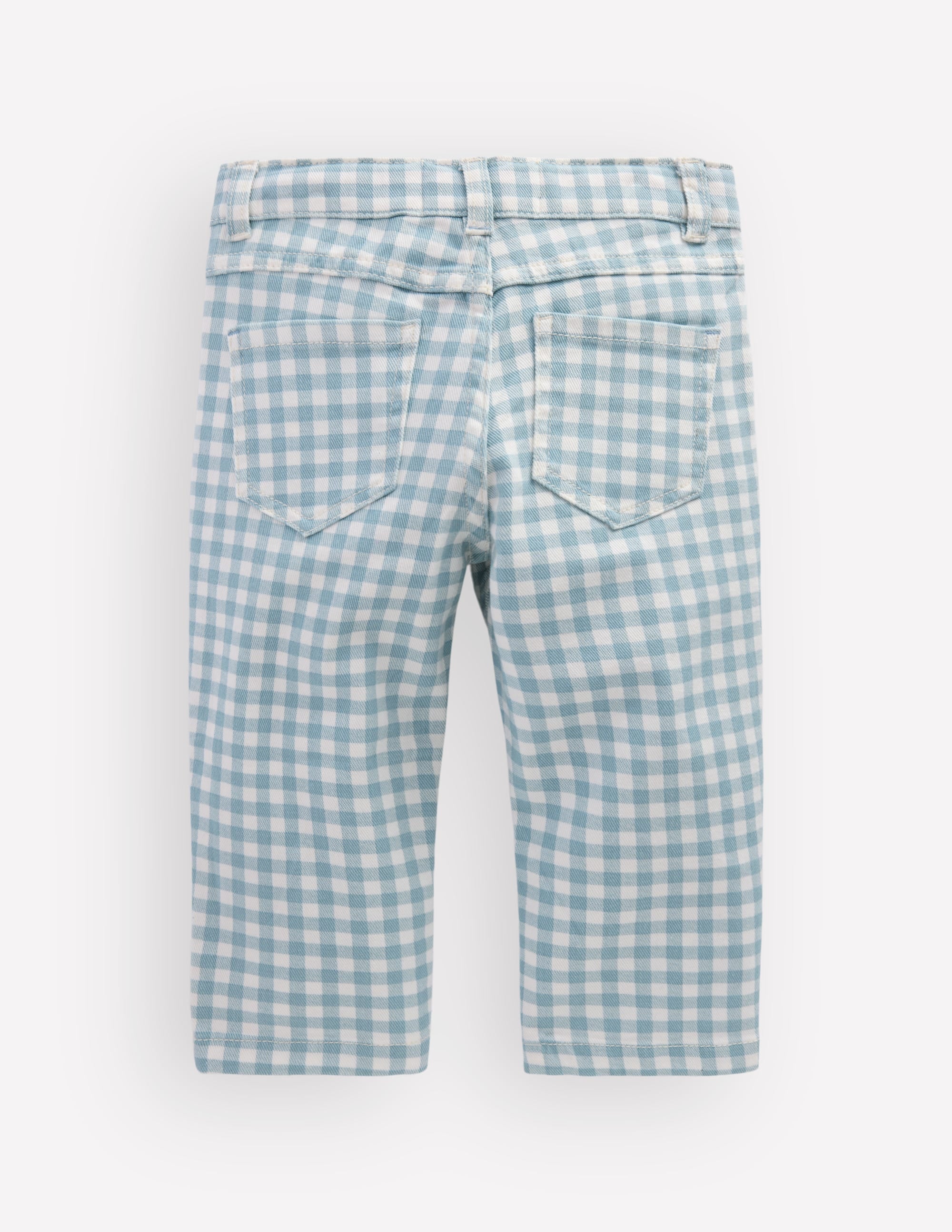 Capri Pants-Blue Gingham - Image 5