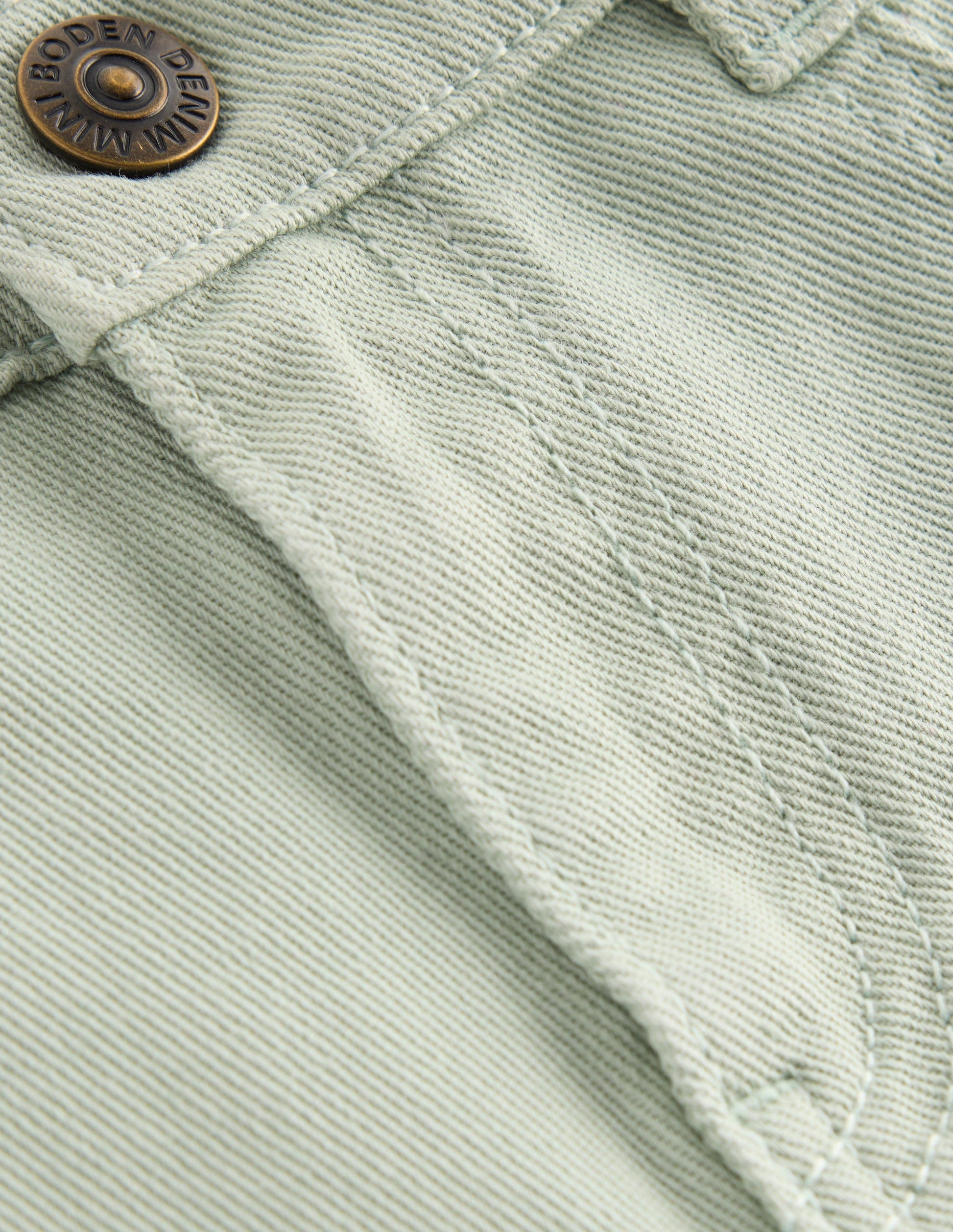 Woven Turn Back Short-Pale Green-3