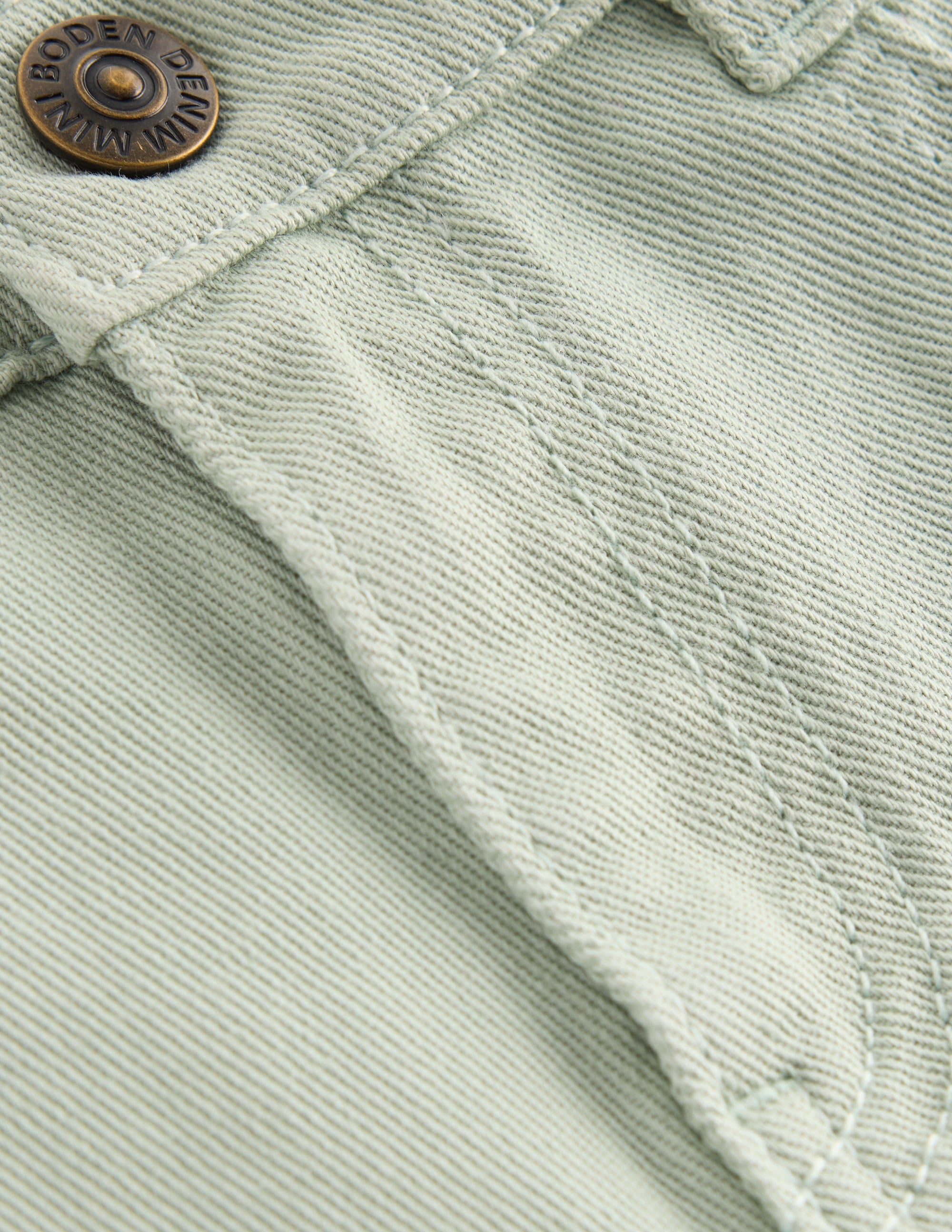 Woven Turn Back Short-Pale Green - Image 3