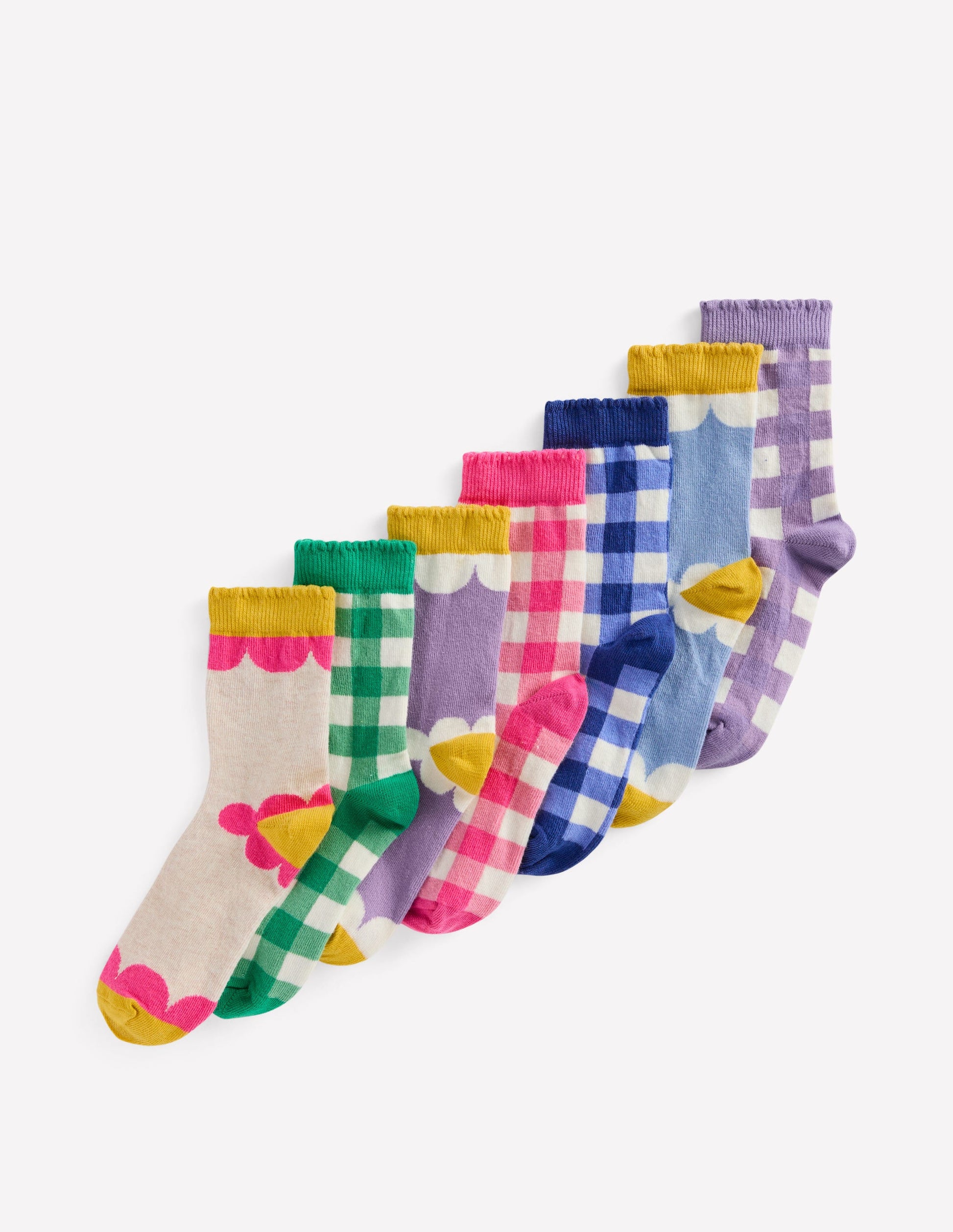 Socks 7 Pack-Flower-1