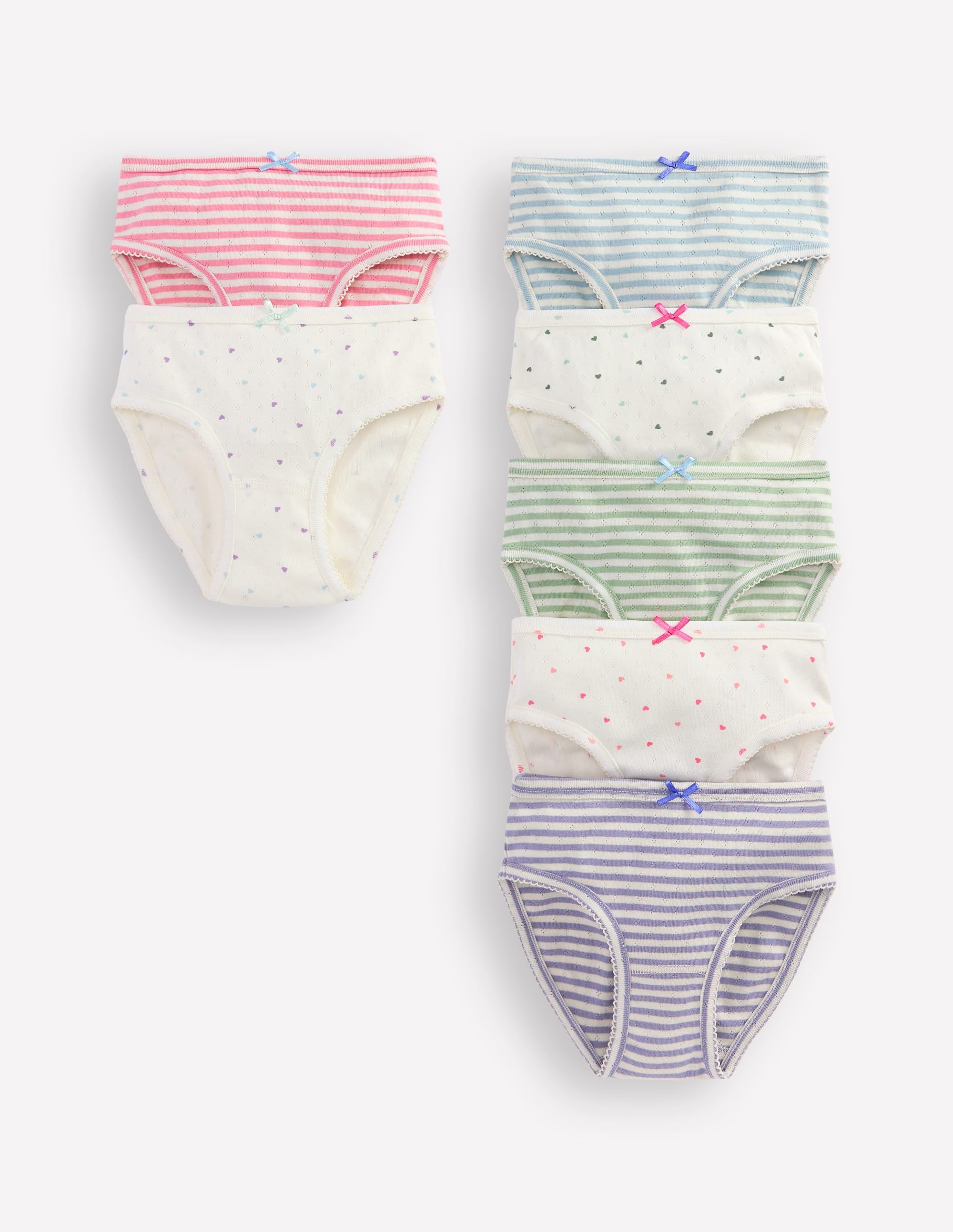 7-pack Pointelle Underwear-HEARTS - Image 1