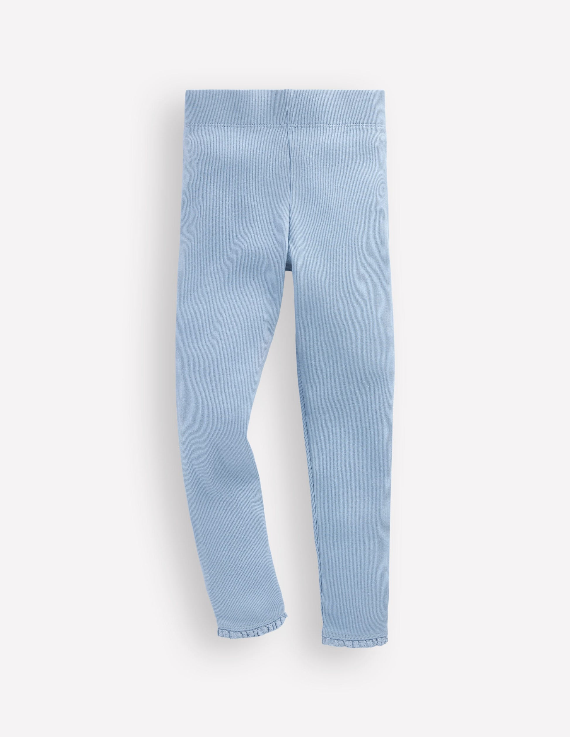 Ribbed Leggings-Glacier Blue-1