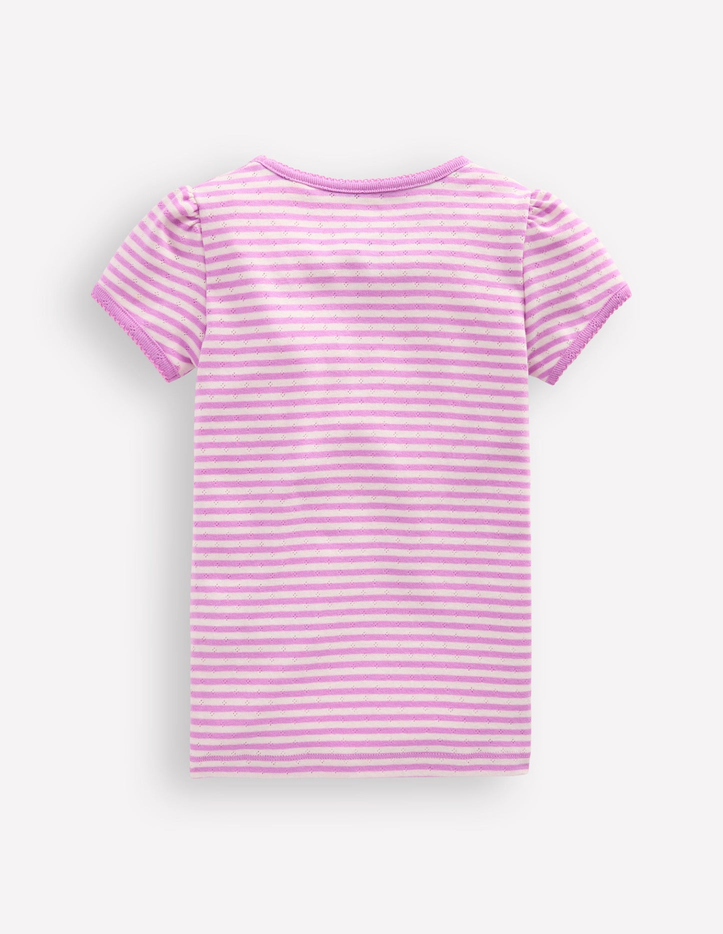 Short Sleeve Pointelle Top-Sugared