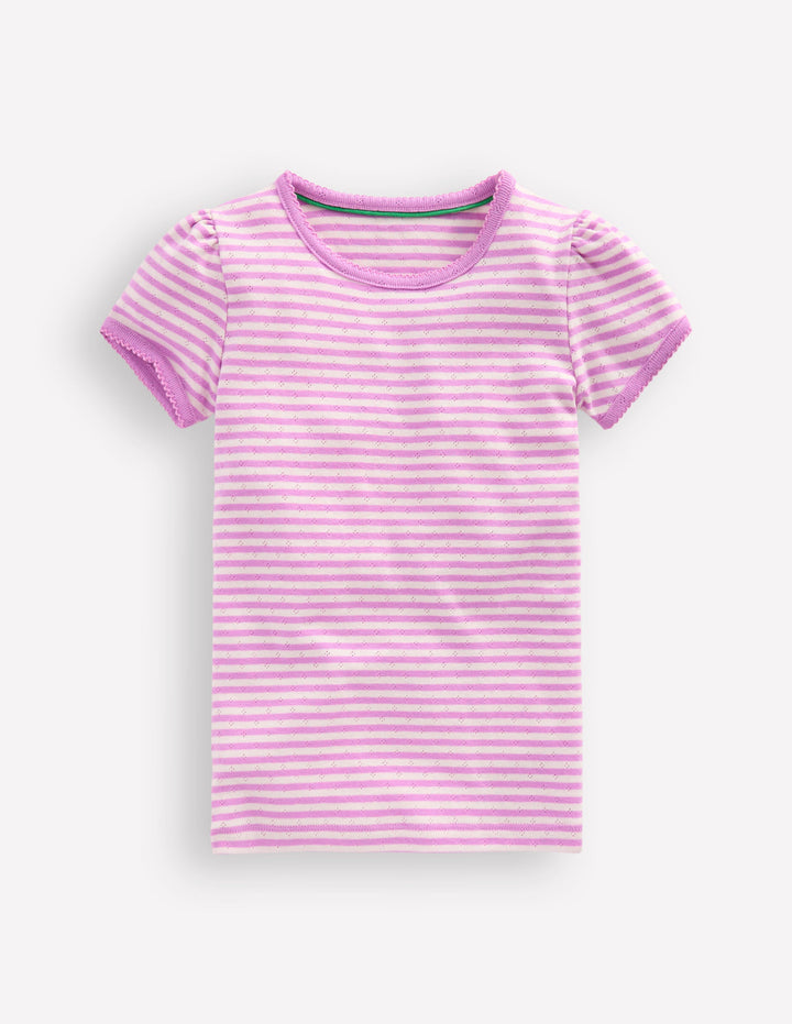 Boden T-Shirt Manches Longues Fille Multicolore Rayé Boden T-Shirt Manches Longues Fille Multicolore Rayé