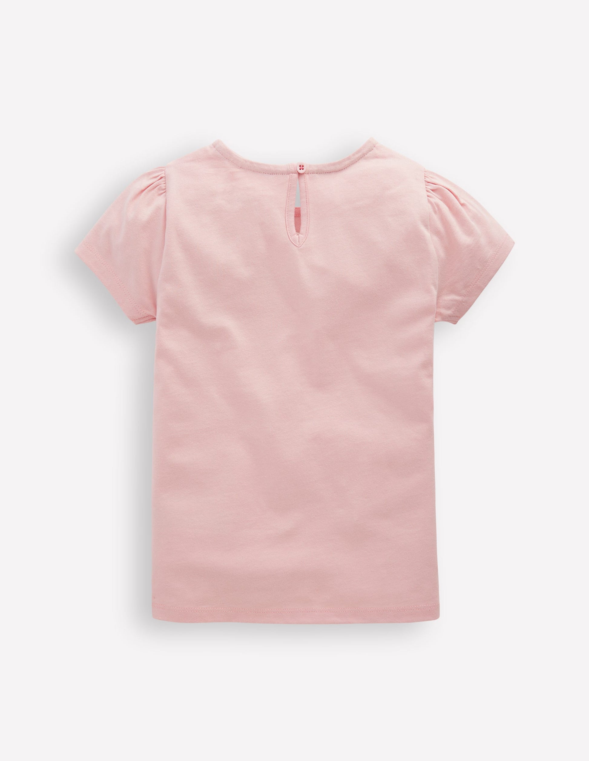 Puff Sleeve Superstitch Top-French Pink Ballet Shoes | Boden USA