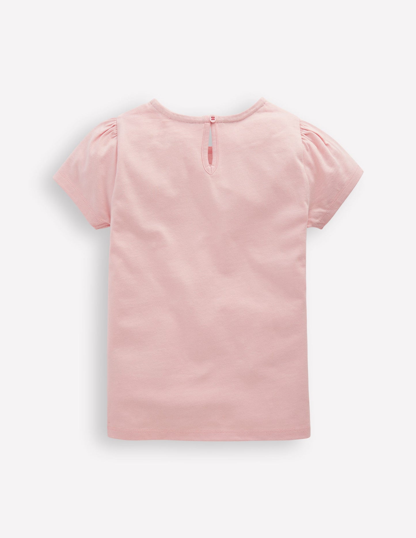 Puff Sleeve Superstitch Top-French Pink Ballet Shoes