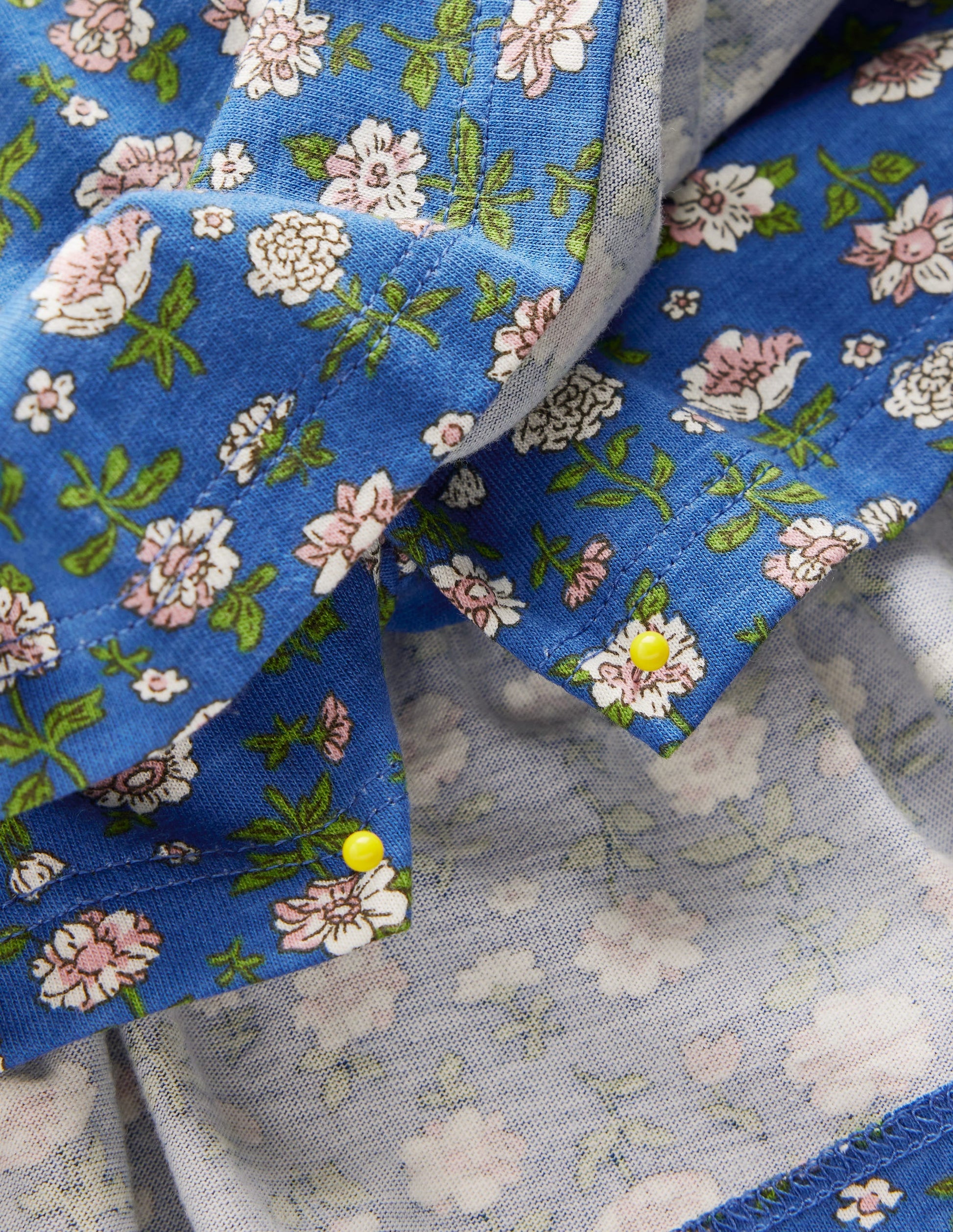 Pleated Jersey Skort-Bluejay Garden Flower-5