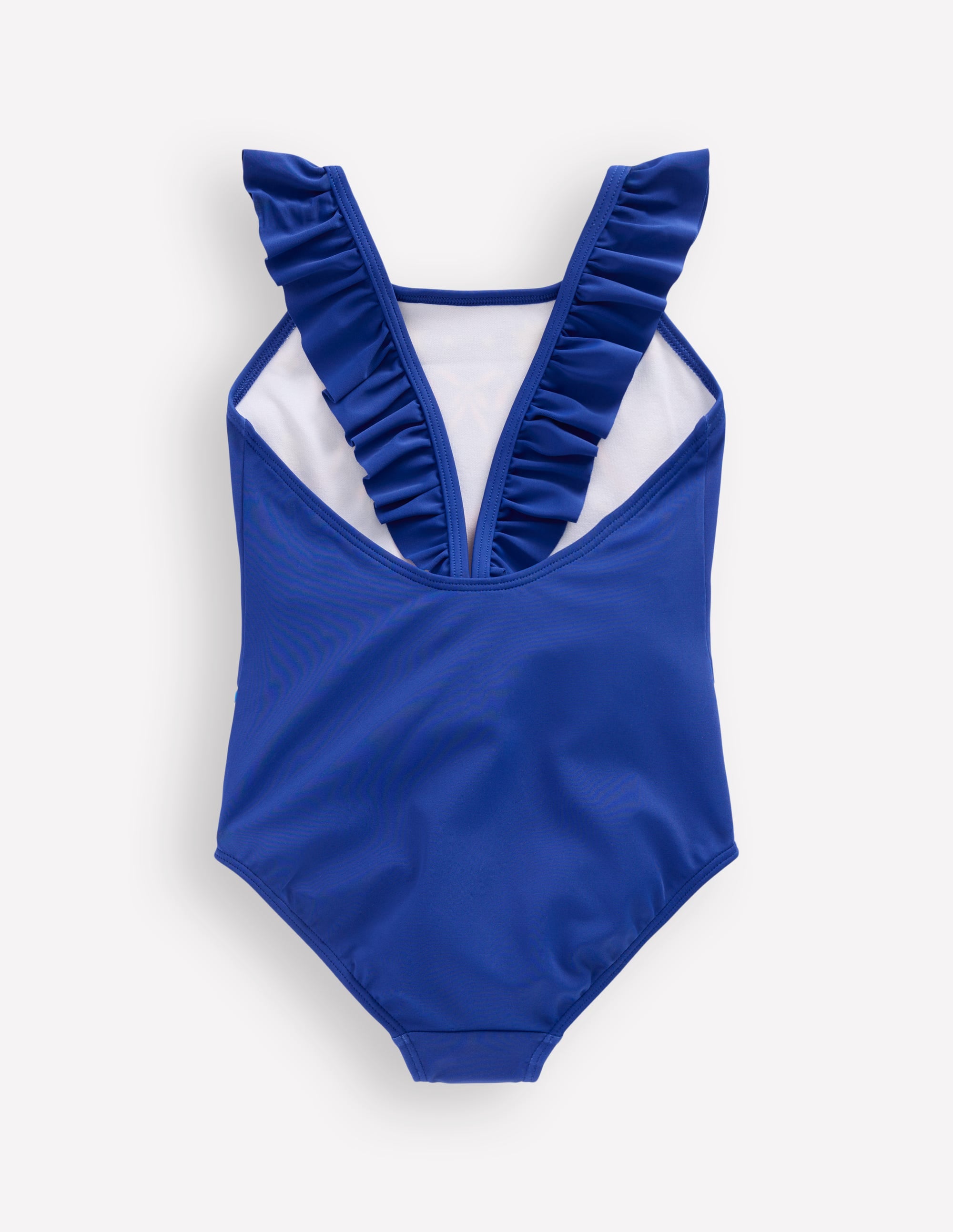 Hallie Frill Strap Swimsuit - Sapphire Blue Unicorn | Boden USA