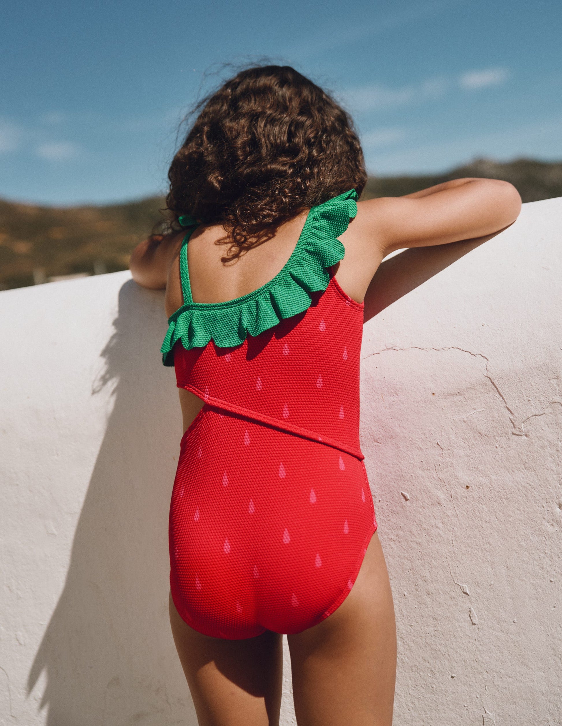 Lettice Cut Out Swimsuit-Strawberry-4