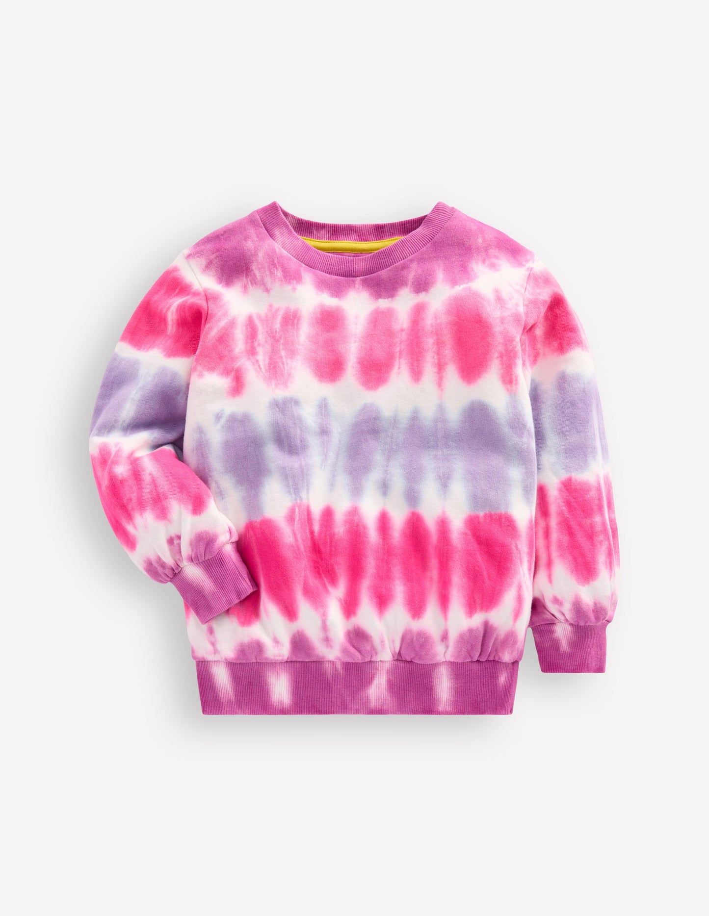 Printed Sweatshirt-Pink Tie Dye