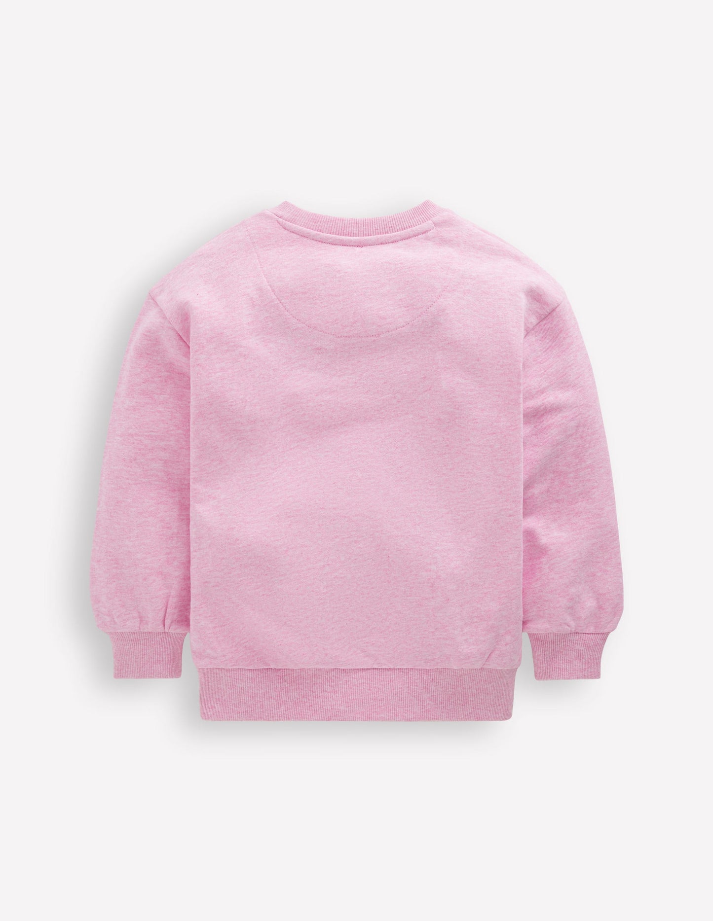 Bobbie Appliqué Sweatshirt-Pink Marl Love