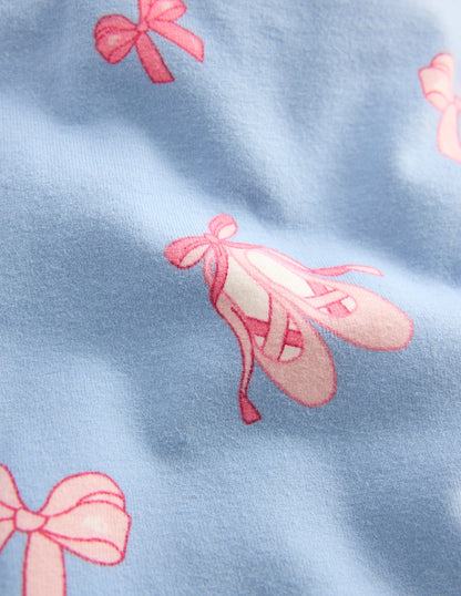 Fun Leggings-Pale Blue Ballet Shoes-3