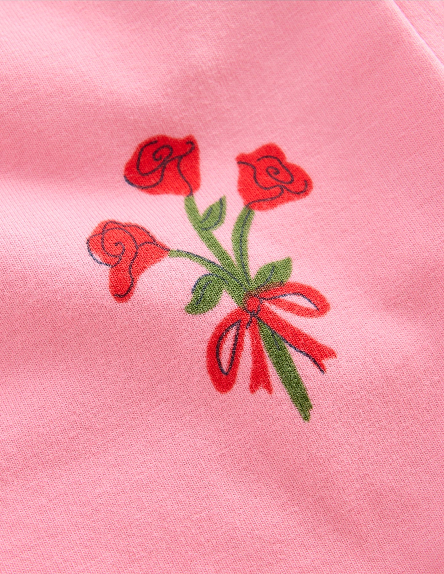 Fun Leggings-Bubblegum Pink Posy