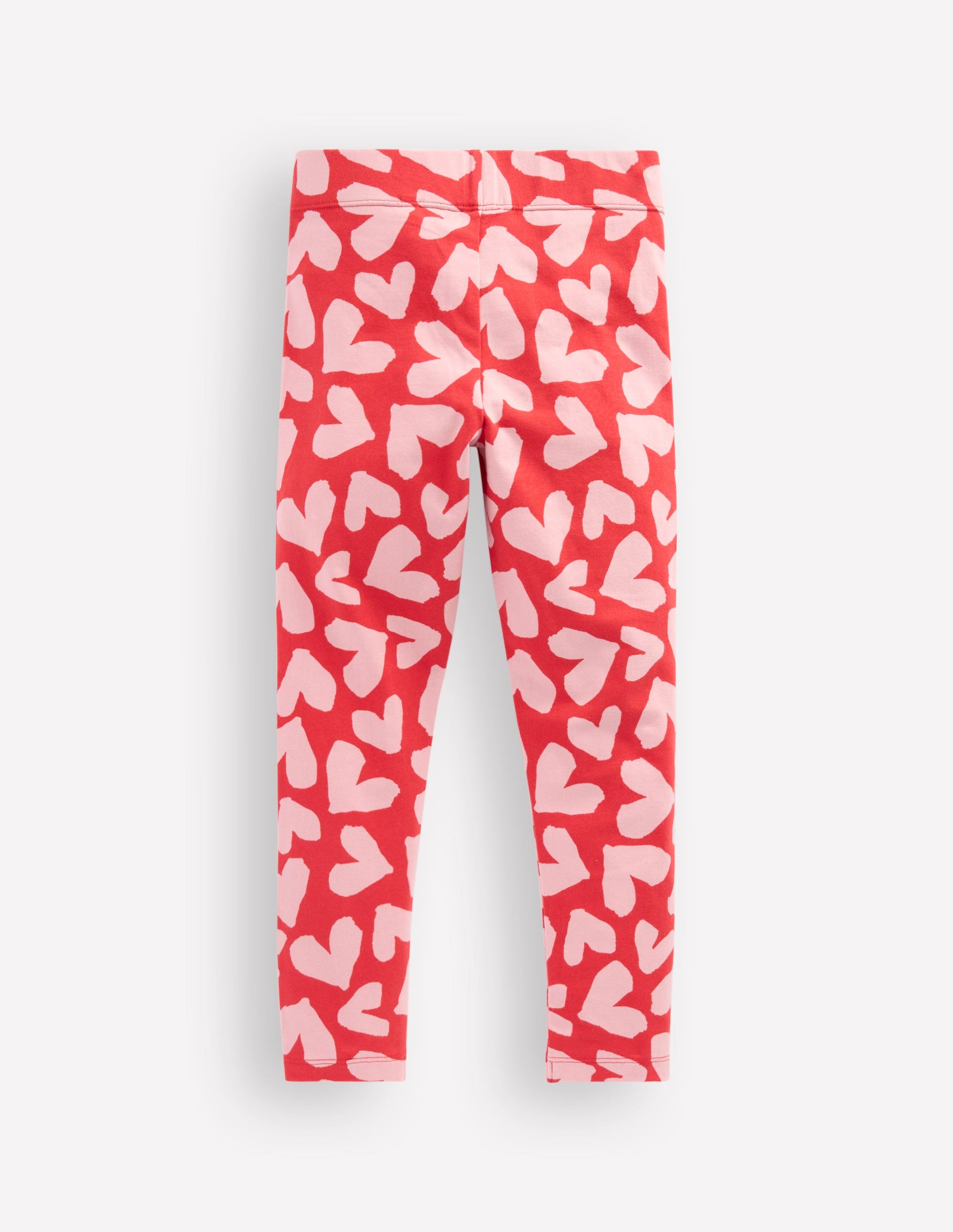 Fun Leggings-Red Hearts-2