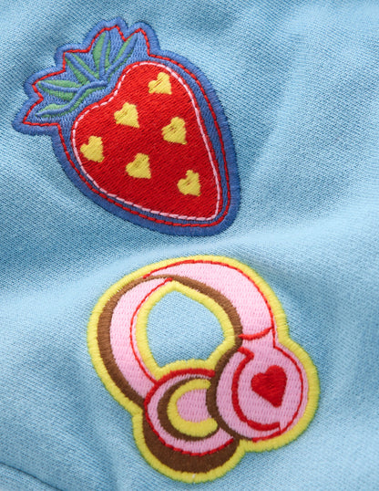 Bobbie Appliqué Sweatpants-Glacier Lake Badges-3