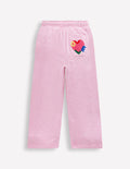 Bobbie Appliqué Sweatpants-Pink Marl Love