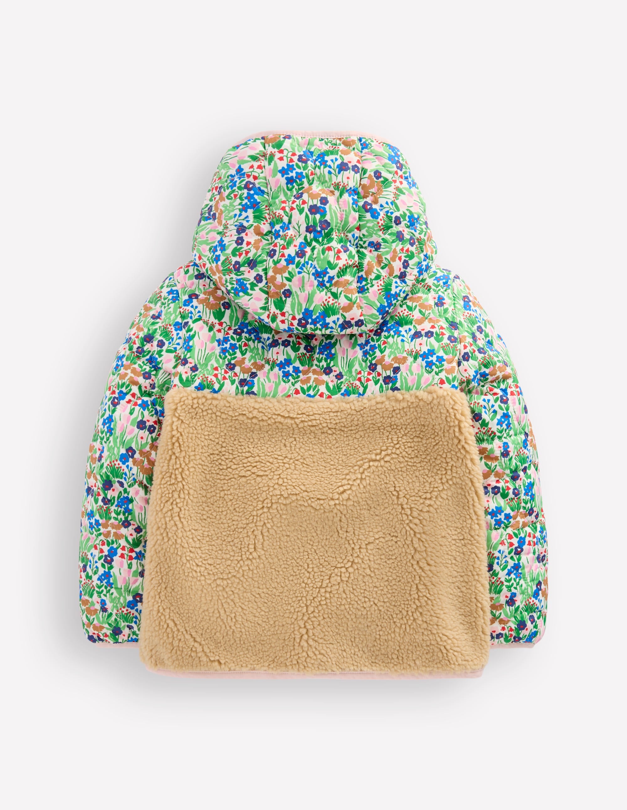 Janie Borg Mix Jacket-Blue Spring Flowerbed - Image 2