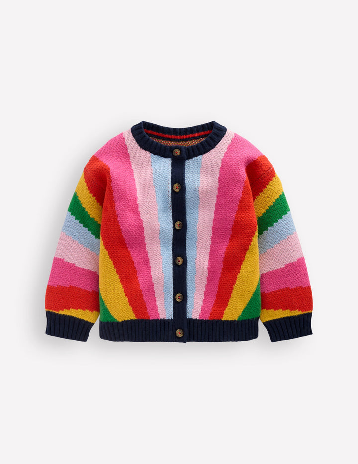 Rainbow Cardigan-Multi Rainbow