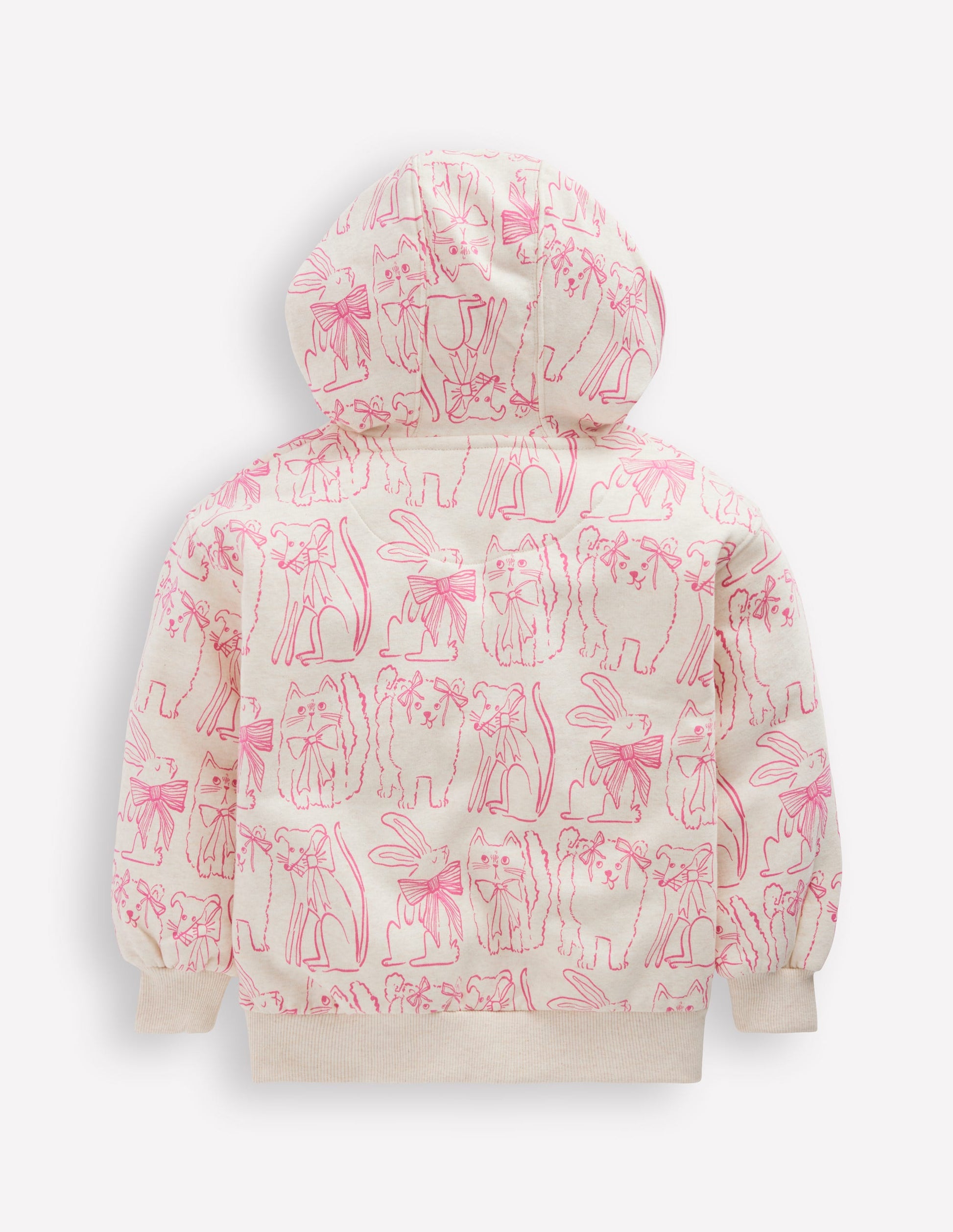Printed Hoody-Oatmeal Pets-6