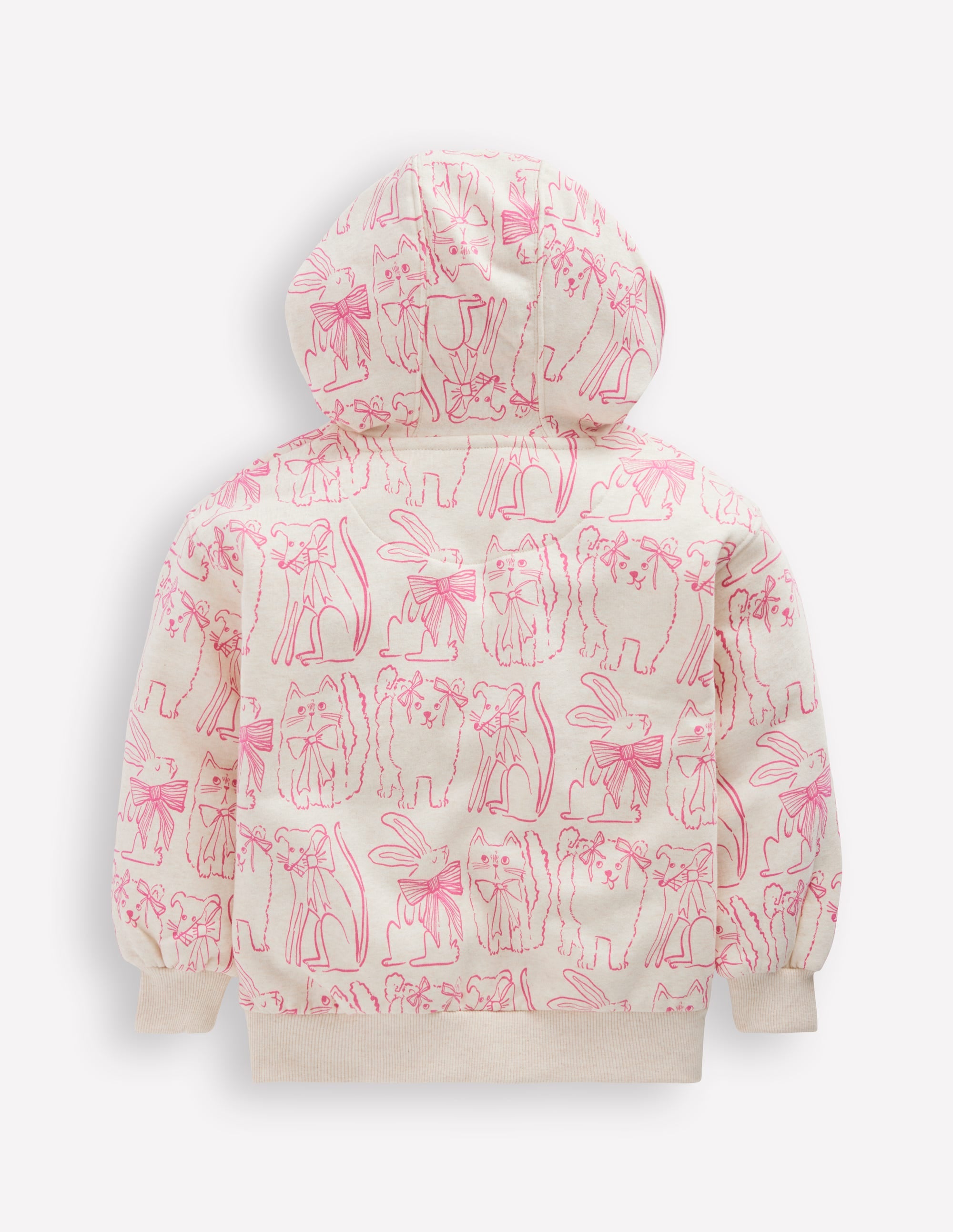 Printed Hoody-Oatmeal Pets - Image 6