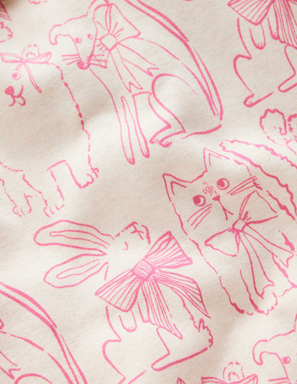 Printed Hoody-Oatmeal Pets-7
