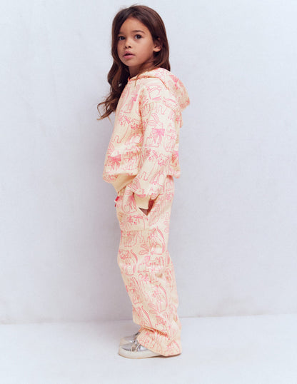 Printed Hoody-Oatmeal Pets-3