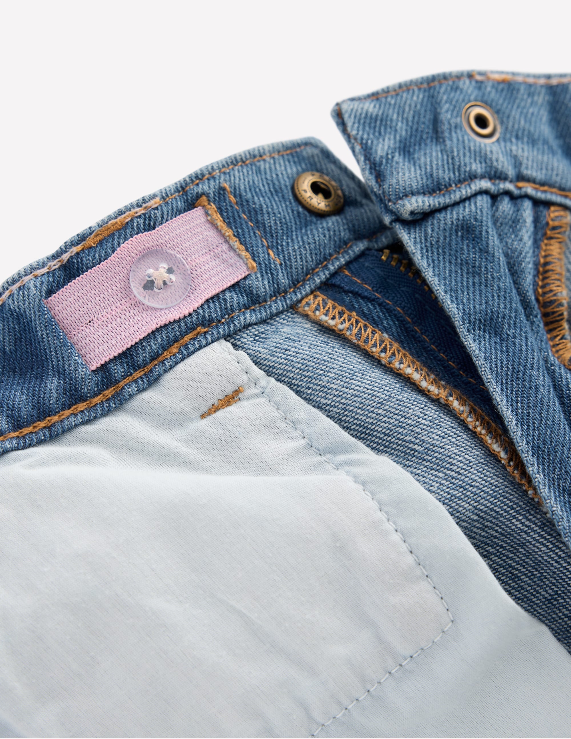 Barrel Leg Jeans-Mid Vintage Denim - Image 4