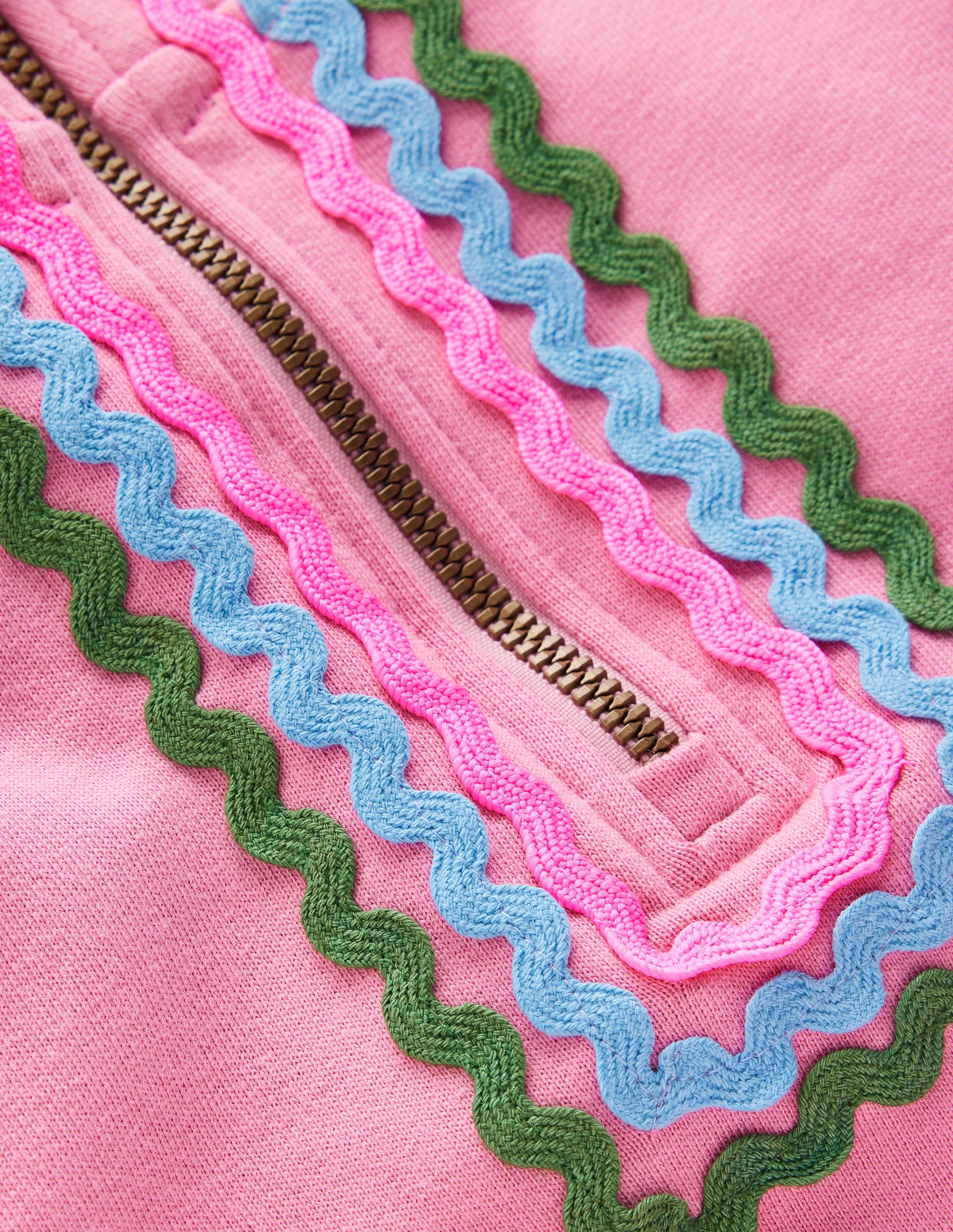 Half Zip Sweat Dress-Pink Haze-3