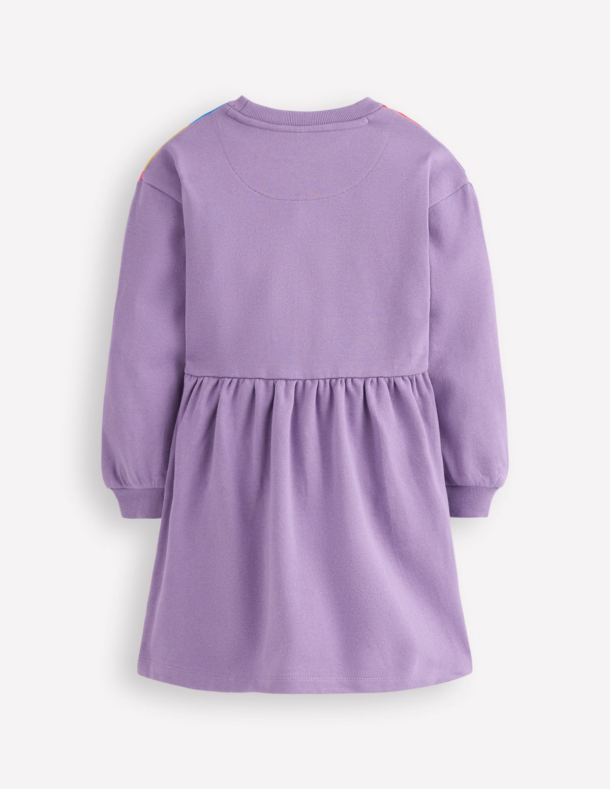 Drop Shoulder Sweat Dress-Aster Purple Sunray - Image 2