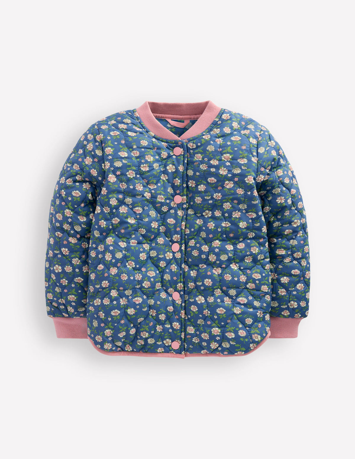 Fun Bomber Jacket-Borg Blue Floral - Image 5
