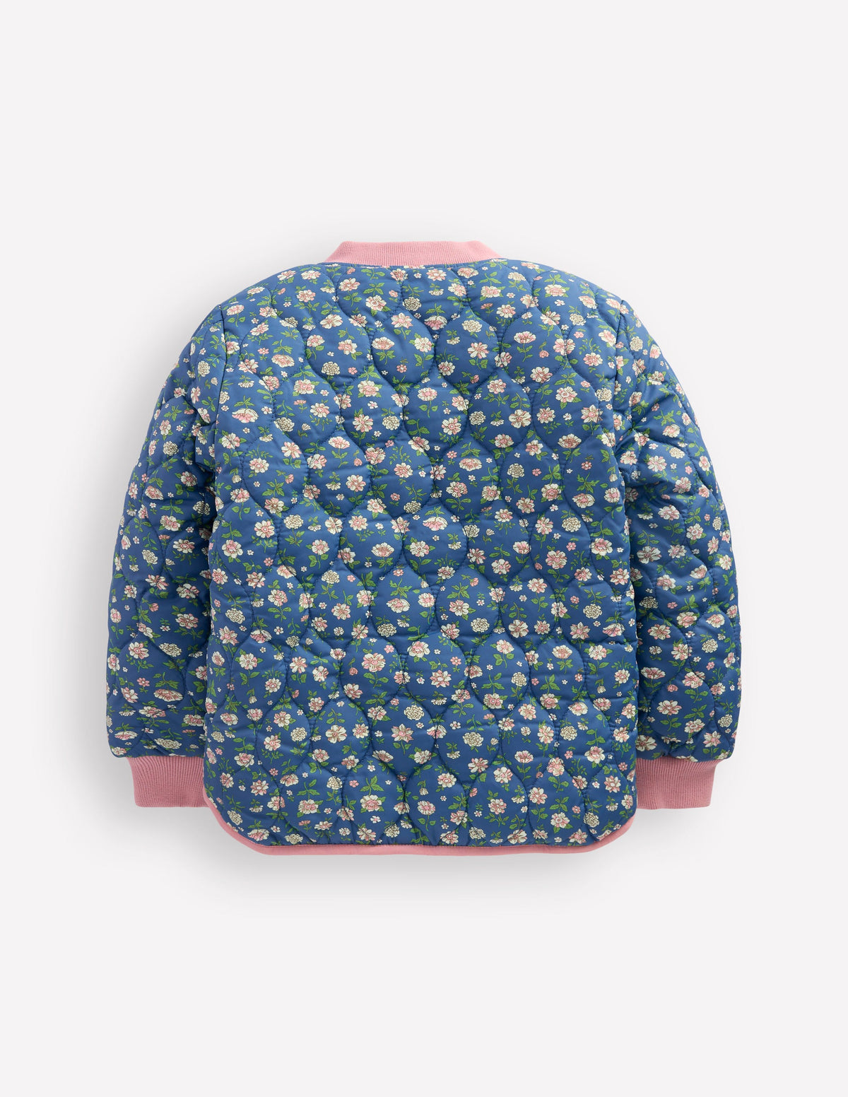 Fun Bomber Jacket-Borg Blue Floral - Image 6