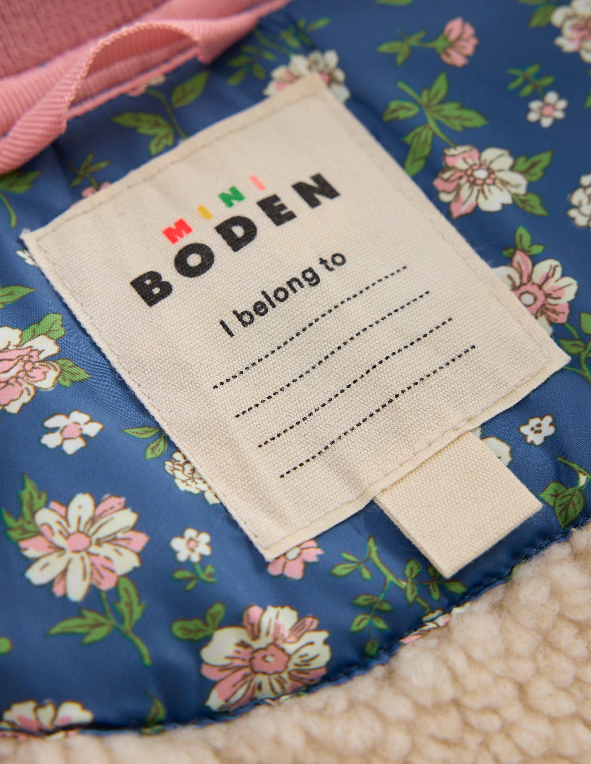 Fun Bomber Jacket-Borg Blue Floral - Image 8