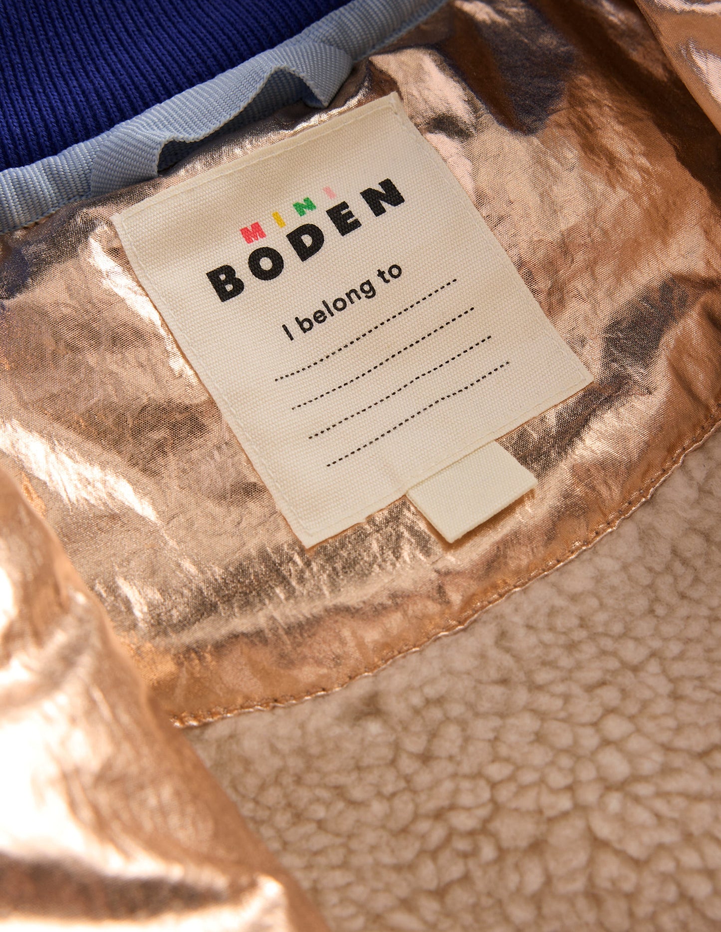 Fun Bomber Jacket-Metallic Wave