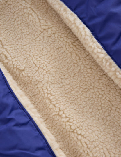 Fun Bomber Jacket-Navy Placement Rainbow Print-8