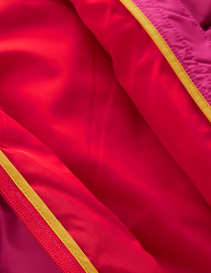 Applique Padded Coat-Pink Sun Wave-5