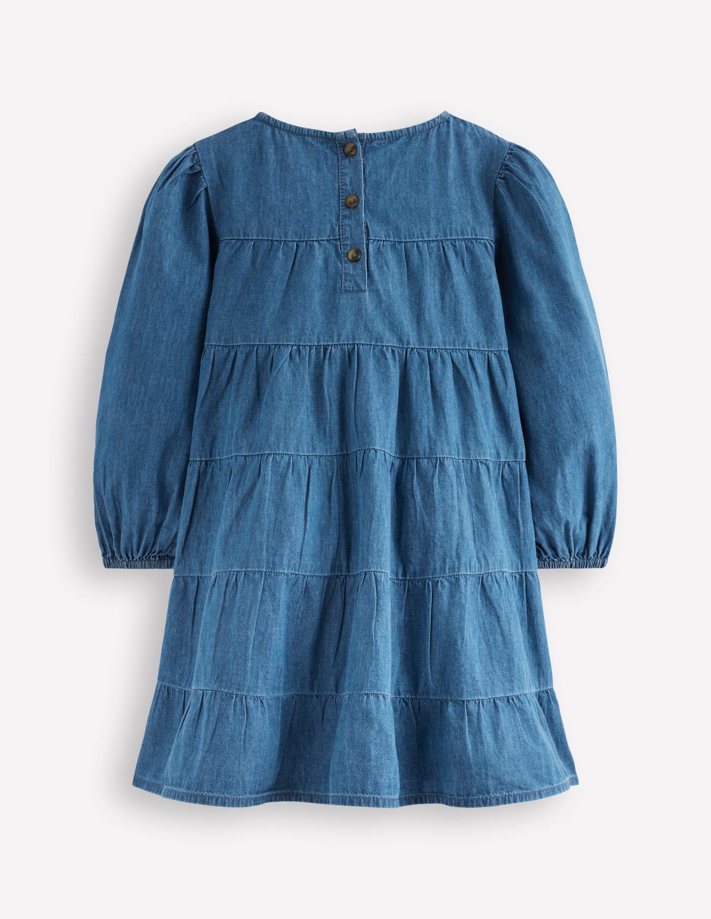 Twirly Woven Dress-Mid Vintage Tulips