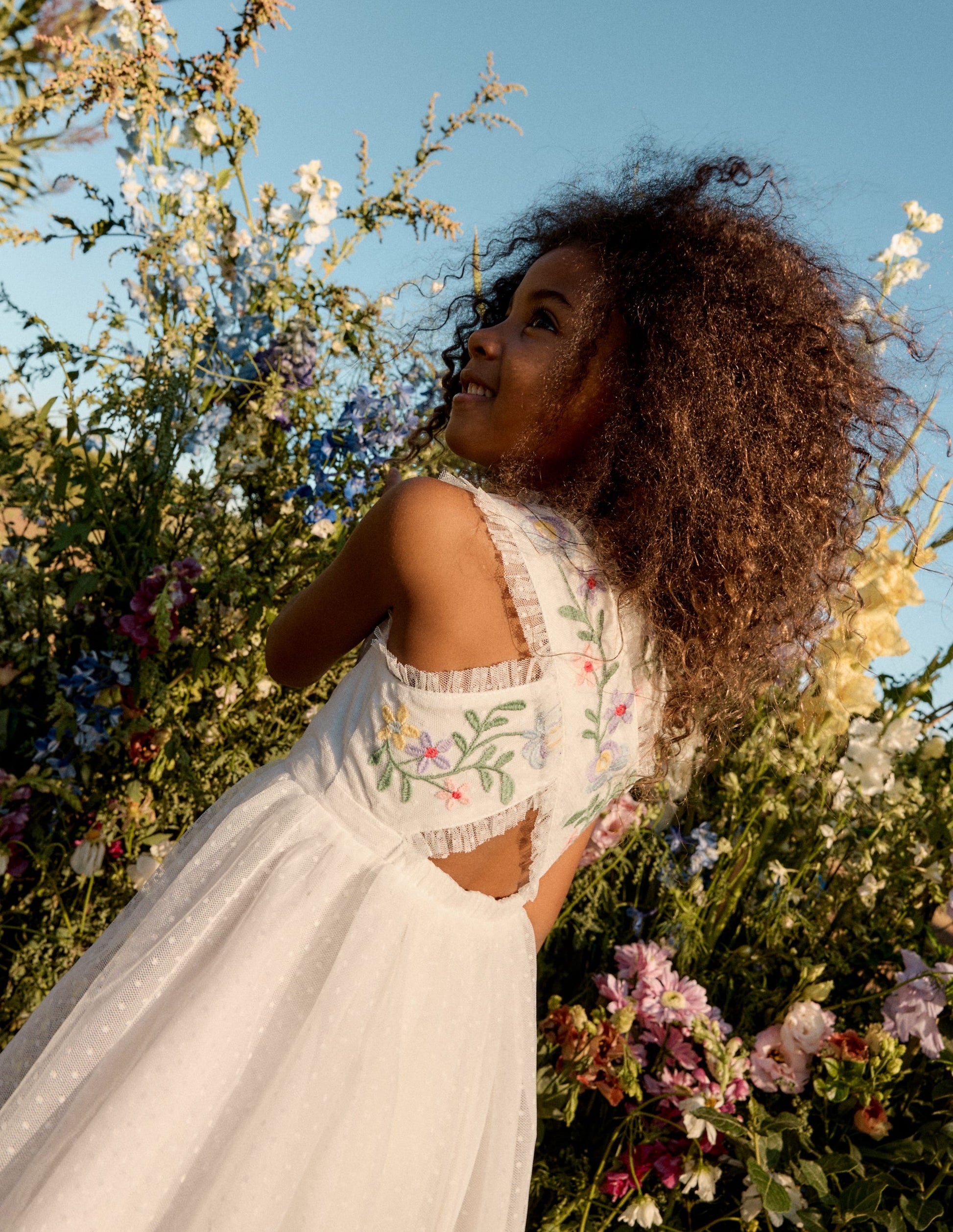 Tulle Cross Back Dress-Soft Ivory Tulle Cross Back Dress-Soft Ivory