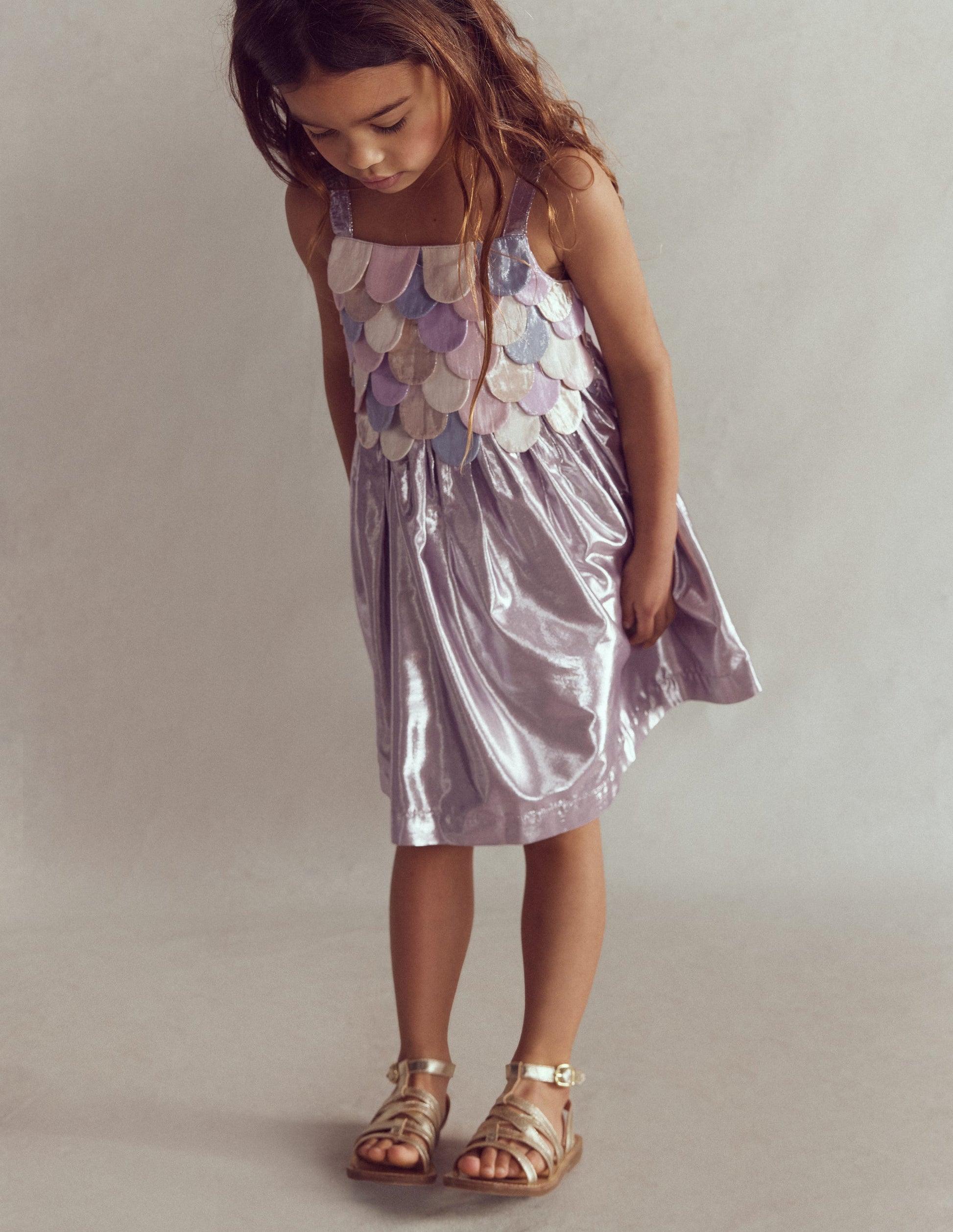 boden mermaid dress Boden Girls Metallic Mermaid Dress