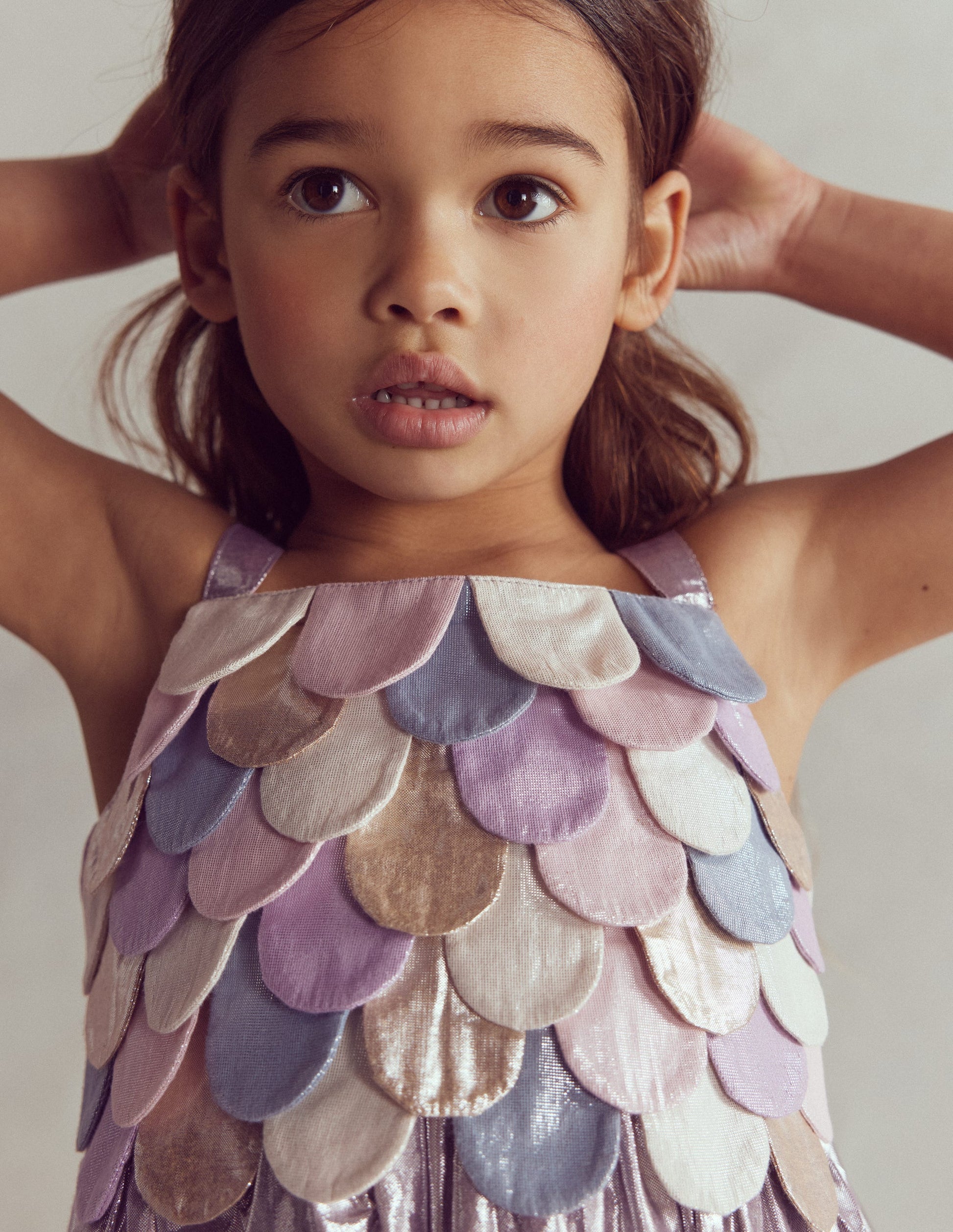 Boden Girls Metallic Mermaid Dress | Size 2-3 Years Boden Girls Metallic Mermaid Dress | Size 2-3 Years