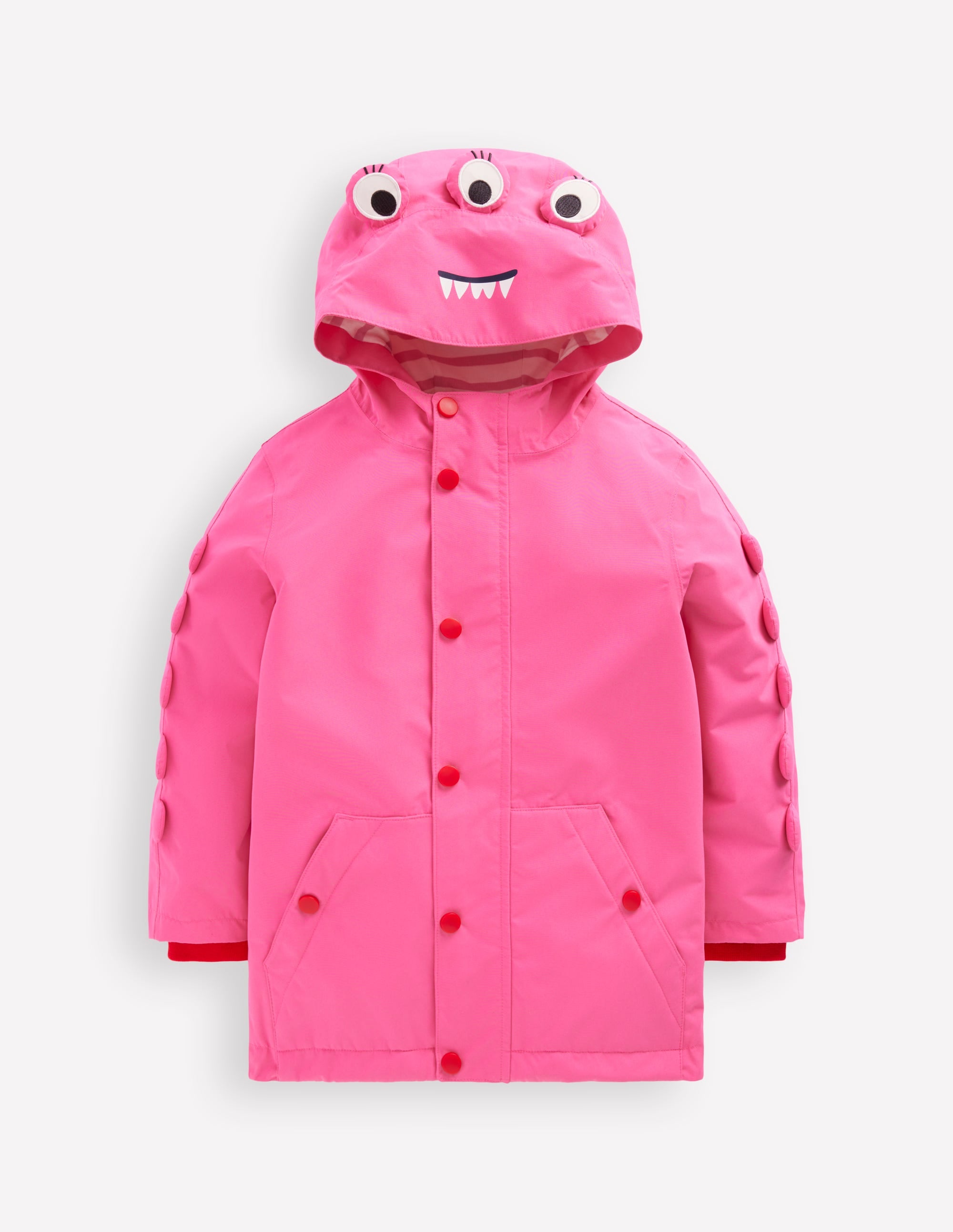 Novelty Waterproof Jacket-Sorbet Pink Monster - Image 1