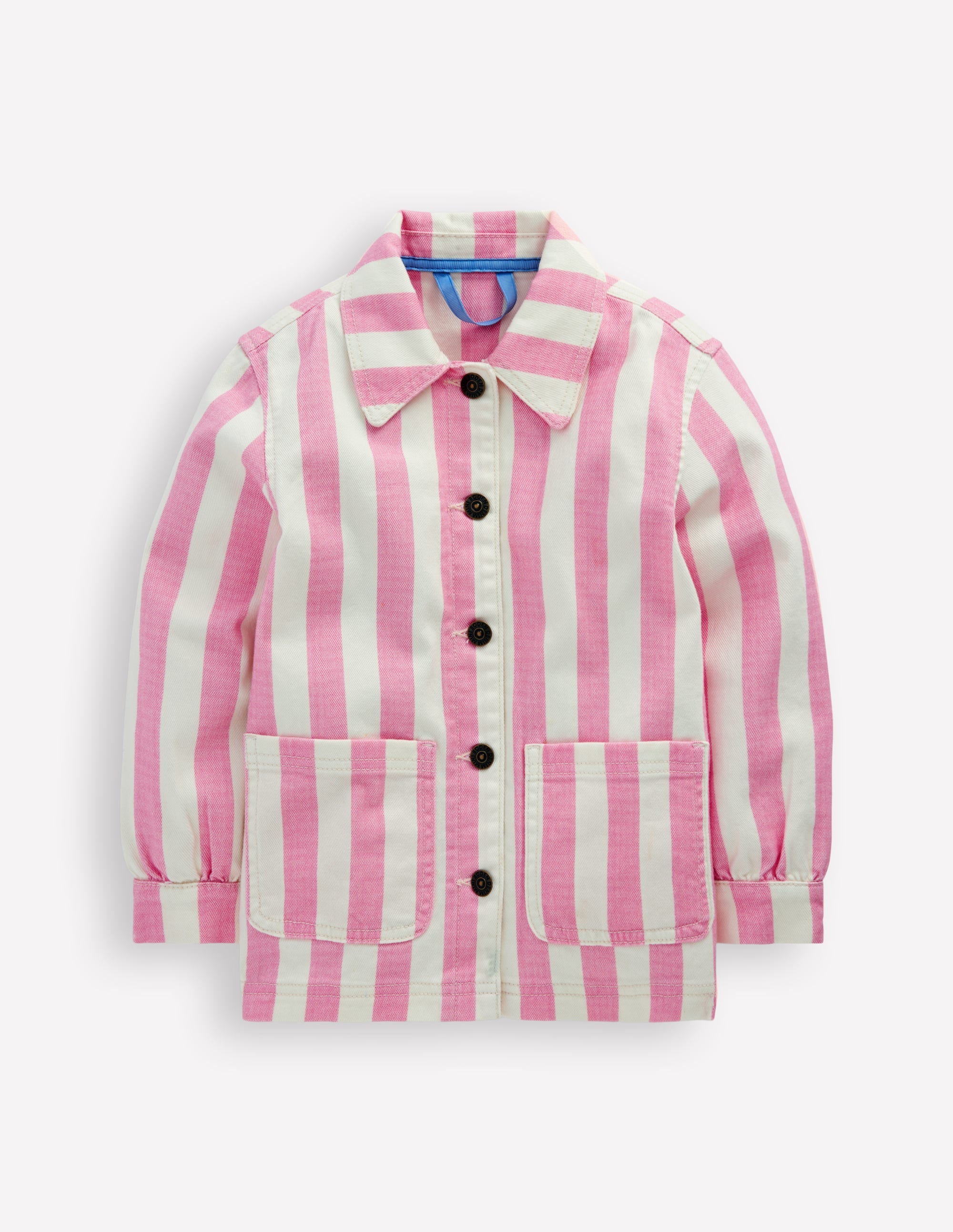 Denim Jacket-Pink Stripes - Image 4