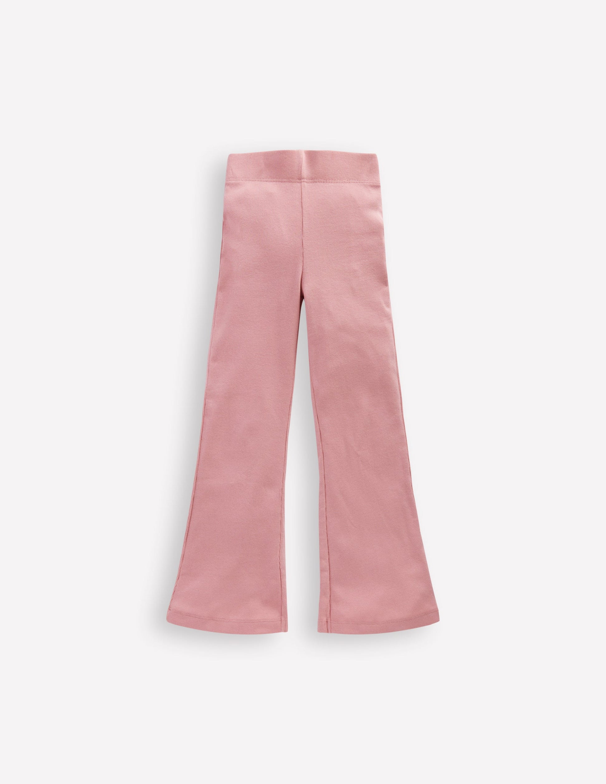 Ribbed Flared Legging-Vintage Pink-2