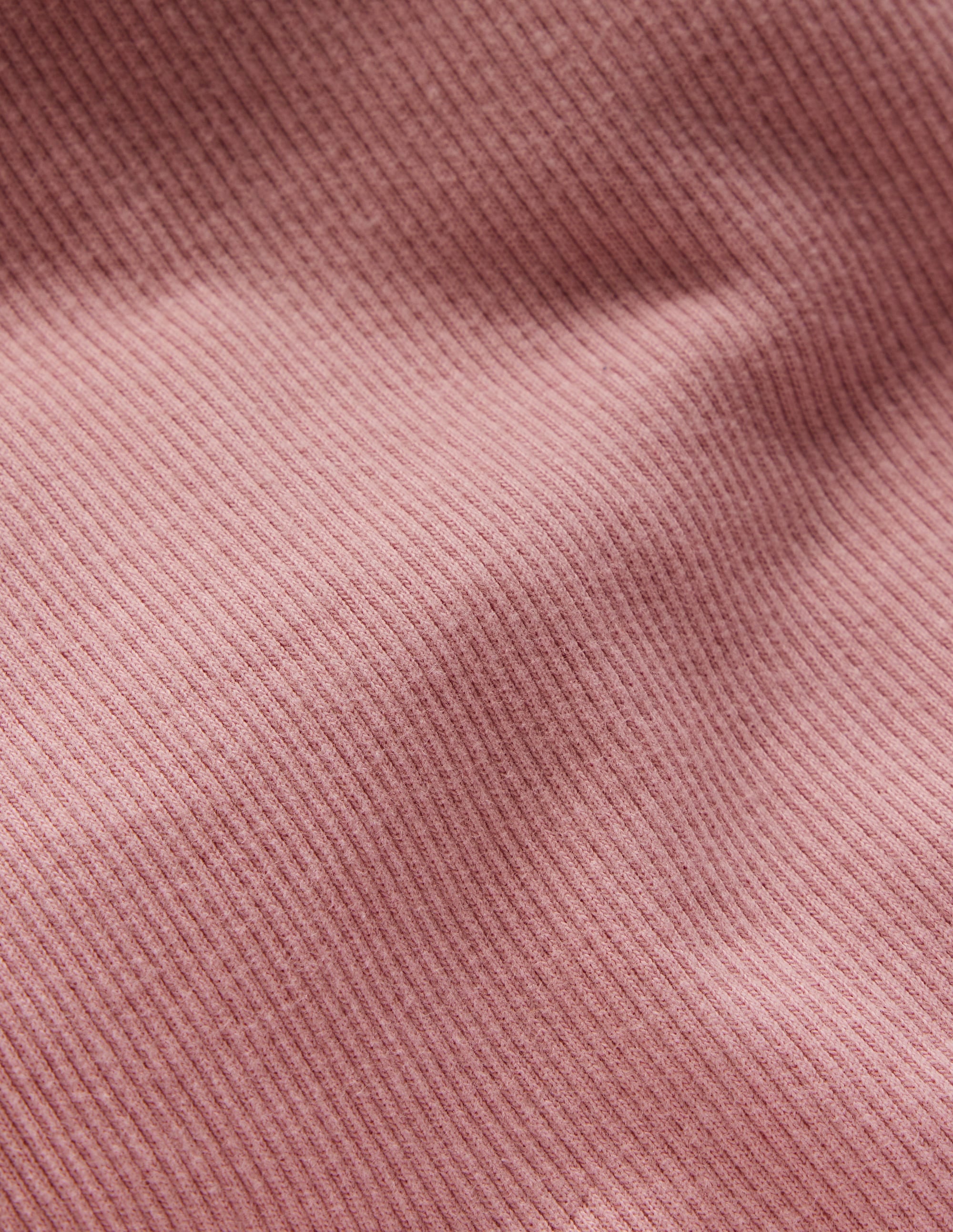 Ribbed Flared Leggings-Vintage Pink - Image 3