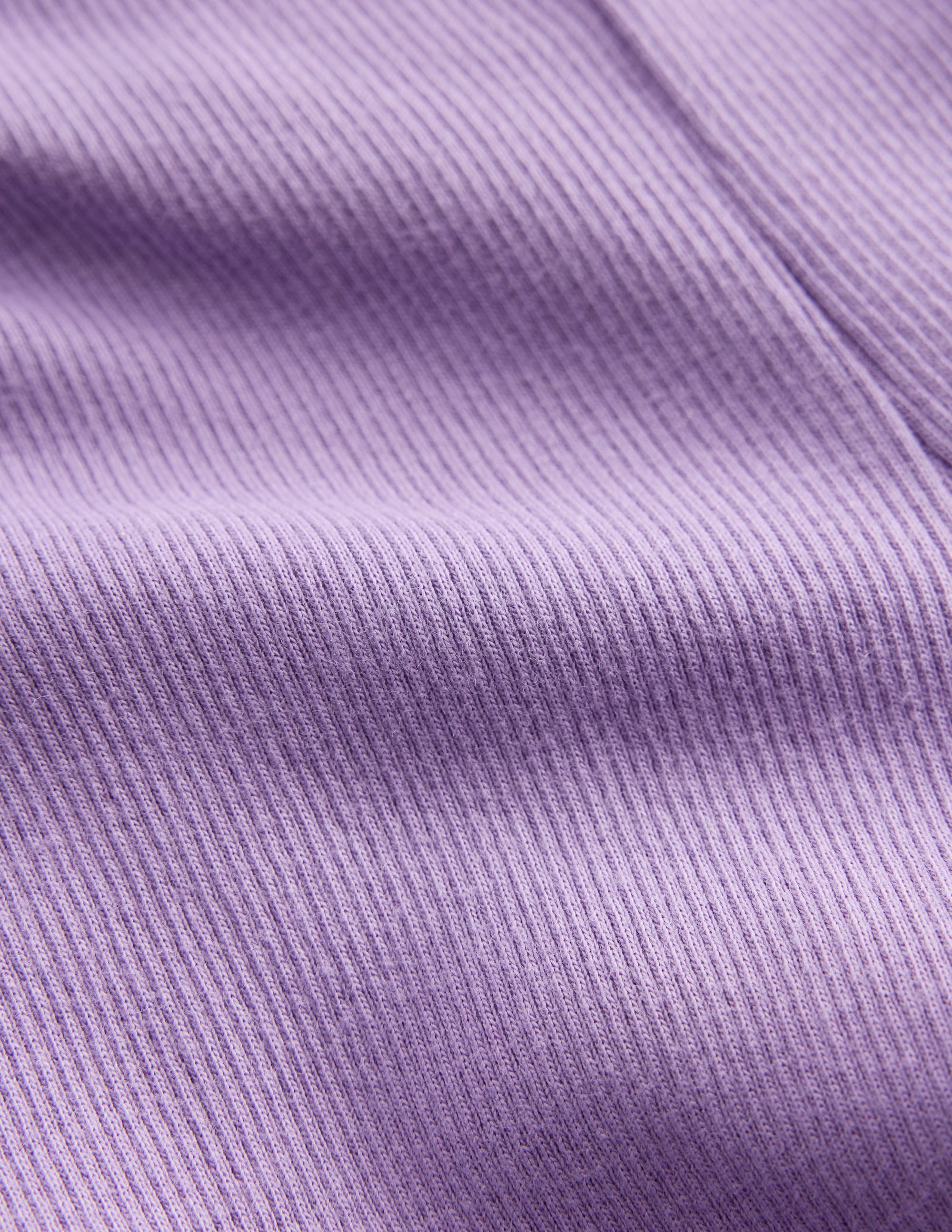 Ribbed Flared Leggings-Lilac - Image 3