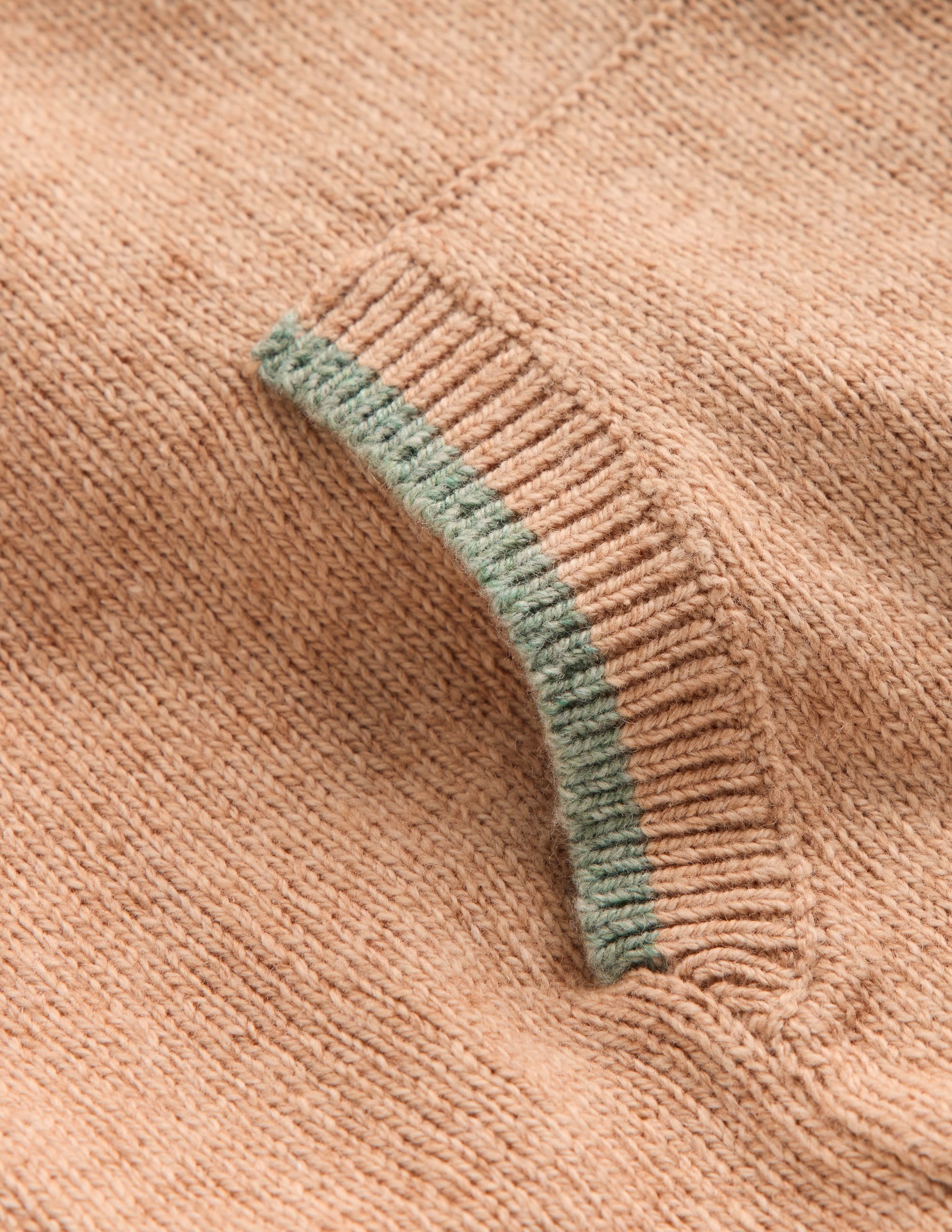 Knitted Hoody-Oatmeal Marl - Image 3