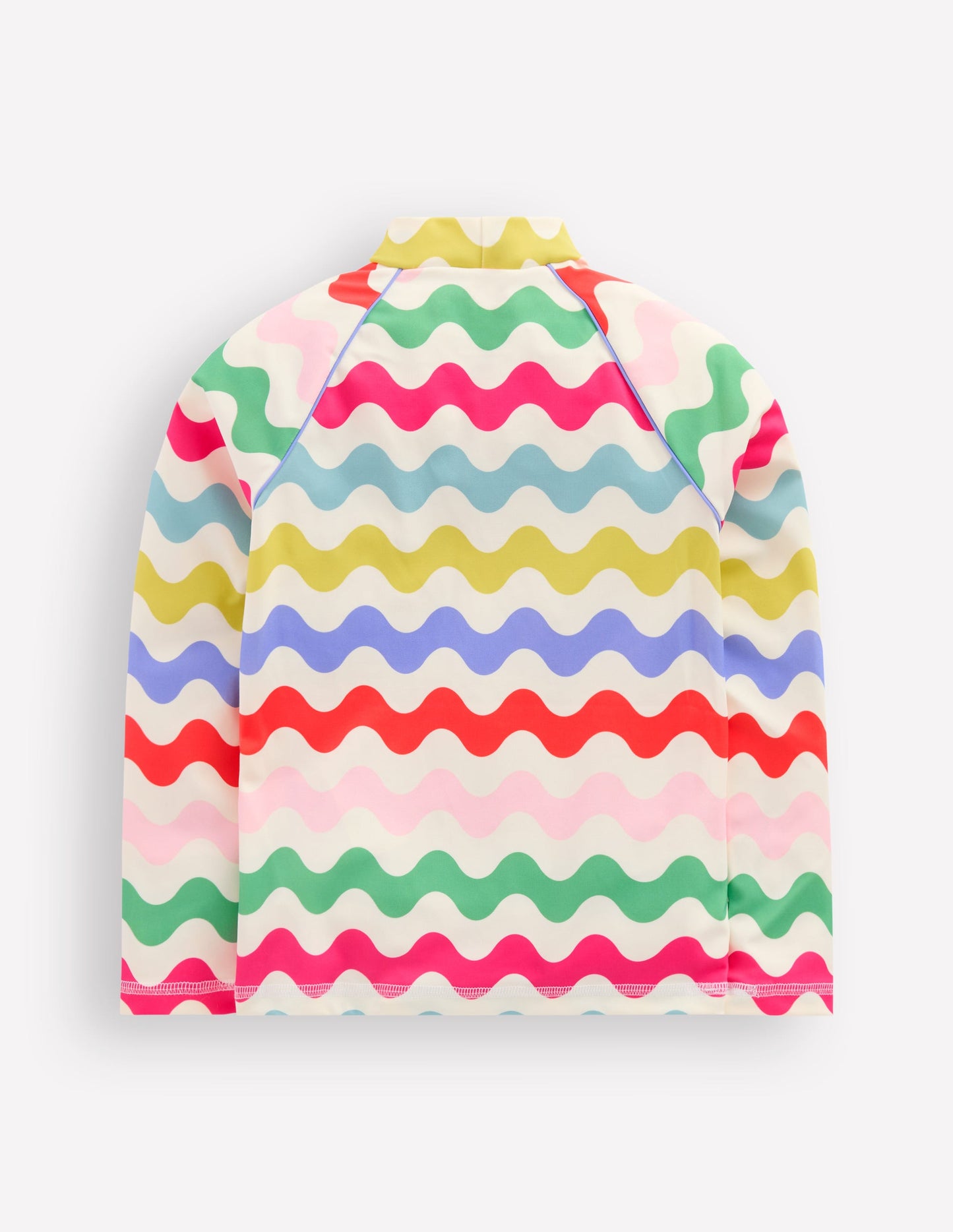 Sunsafe Patterned Rash Vest-Multi Wave