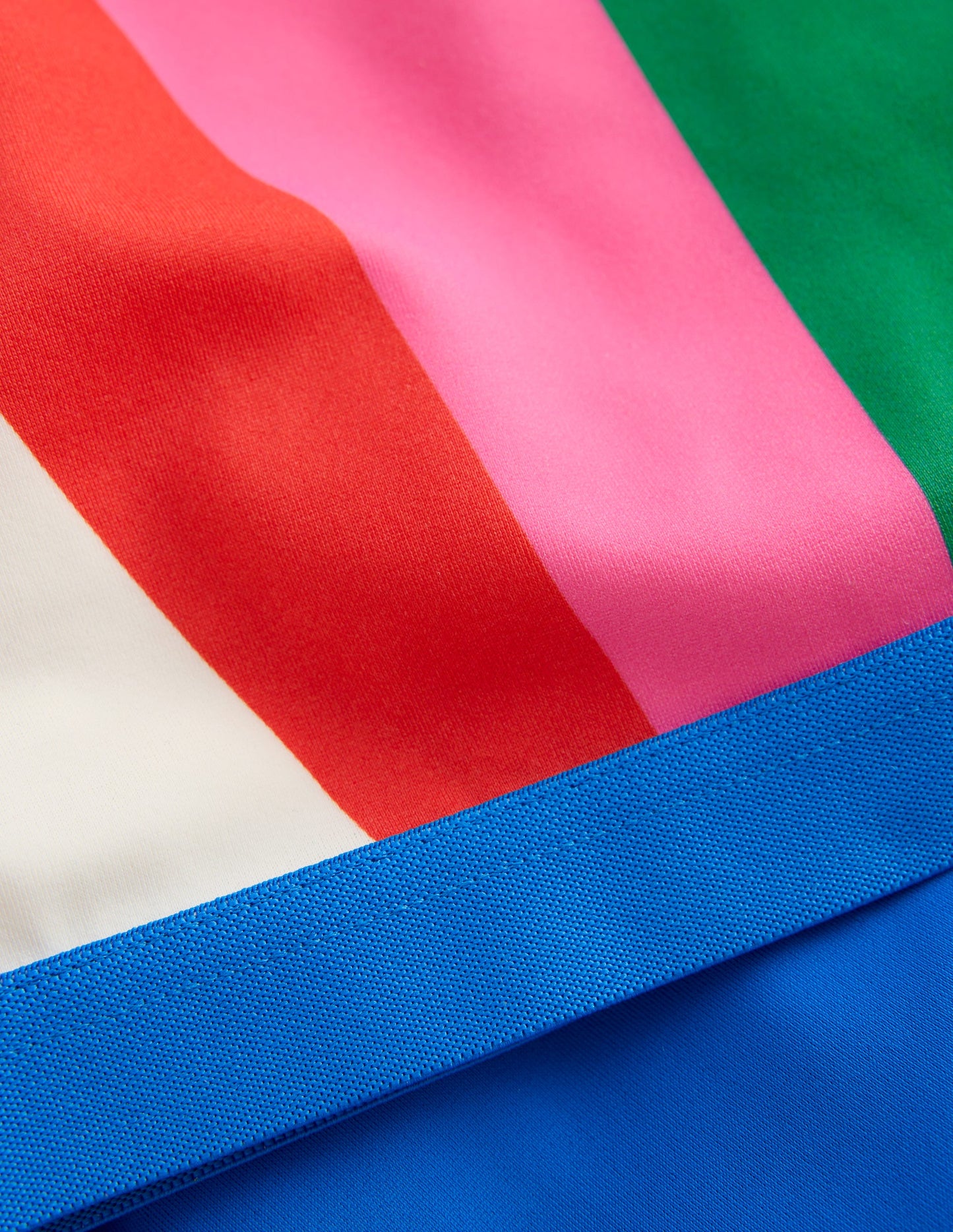 Cropped Rash Vest Set-Rainbow Sunray